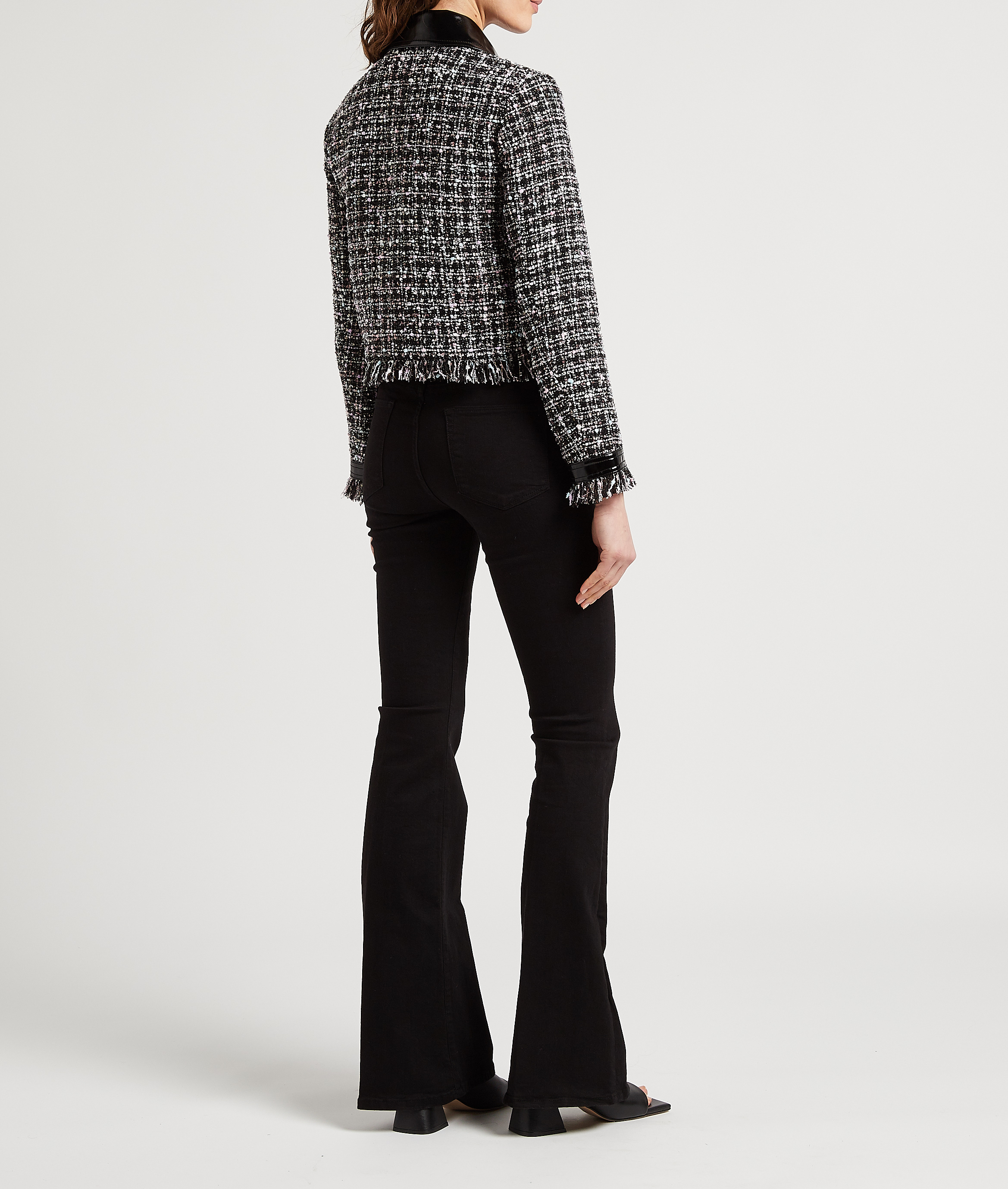 Kurze Tweedjacke mit klassischem Kragen MAX&Co. Grau