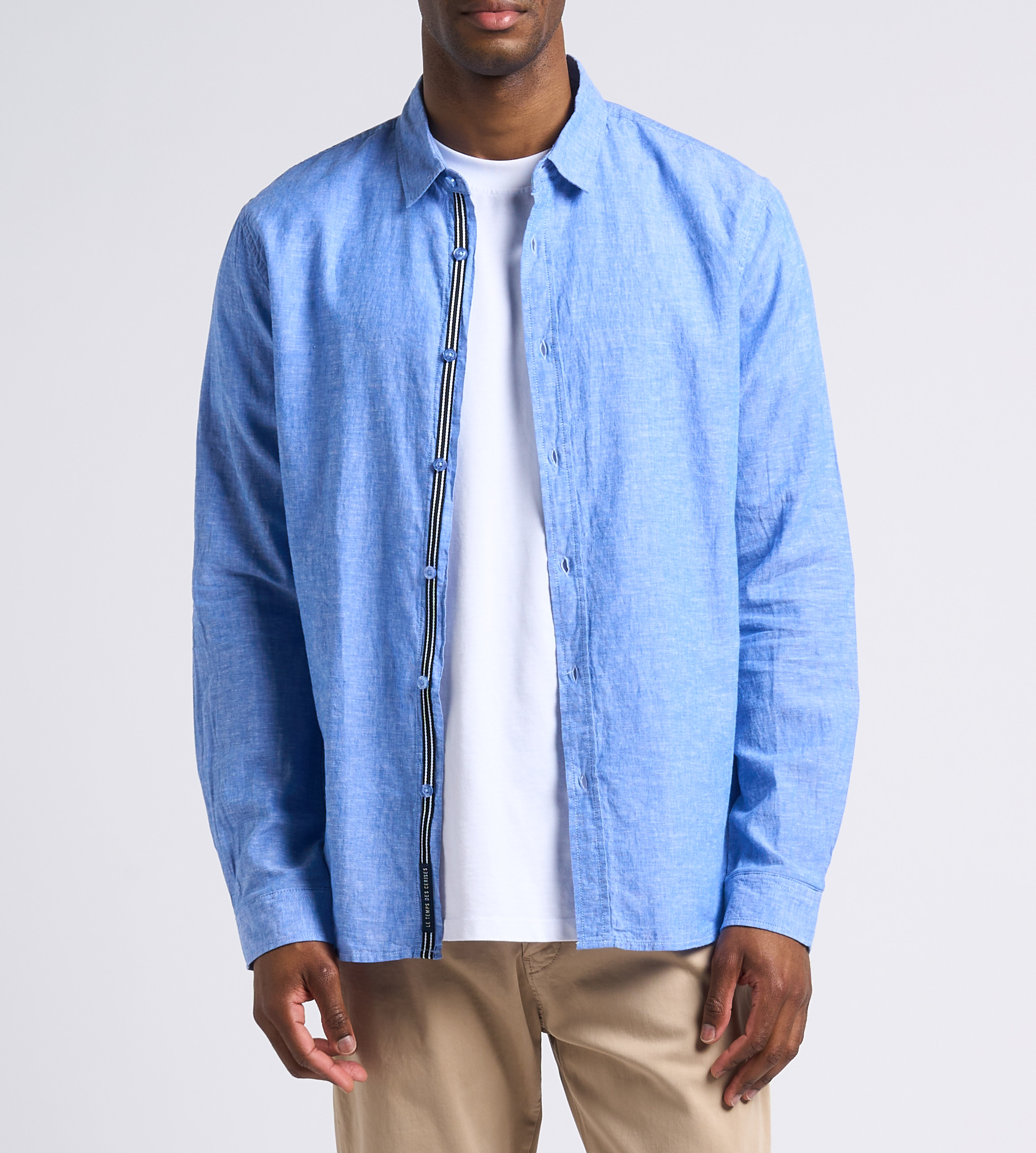 Regular-Fit-Hemd aus Leinen und Baumwolle LE TEMPS DES CERISES