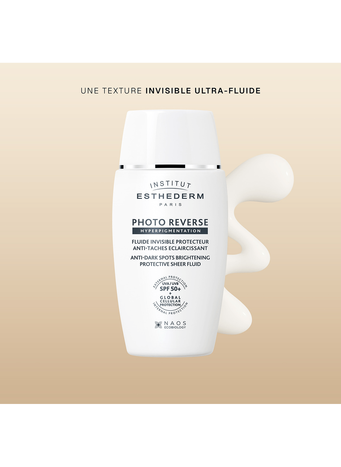 INSTITUT ESTHEDERM Fotoreverse onzichtbare vloeistof SPF50+ ESTHEDERM No color