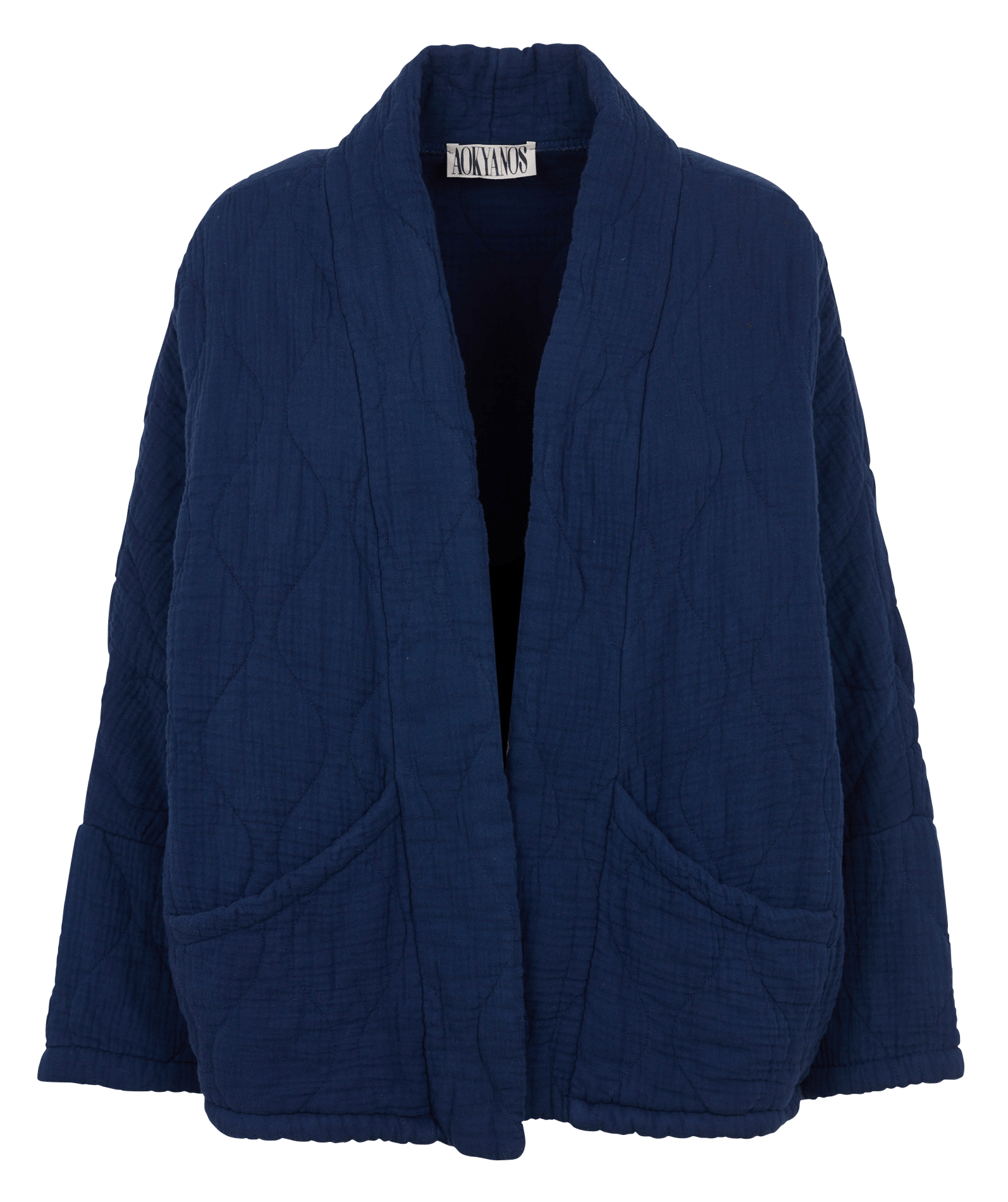 Oversized cotton jacket AOKYANOS Blue