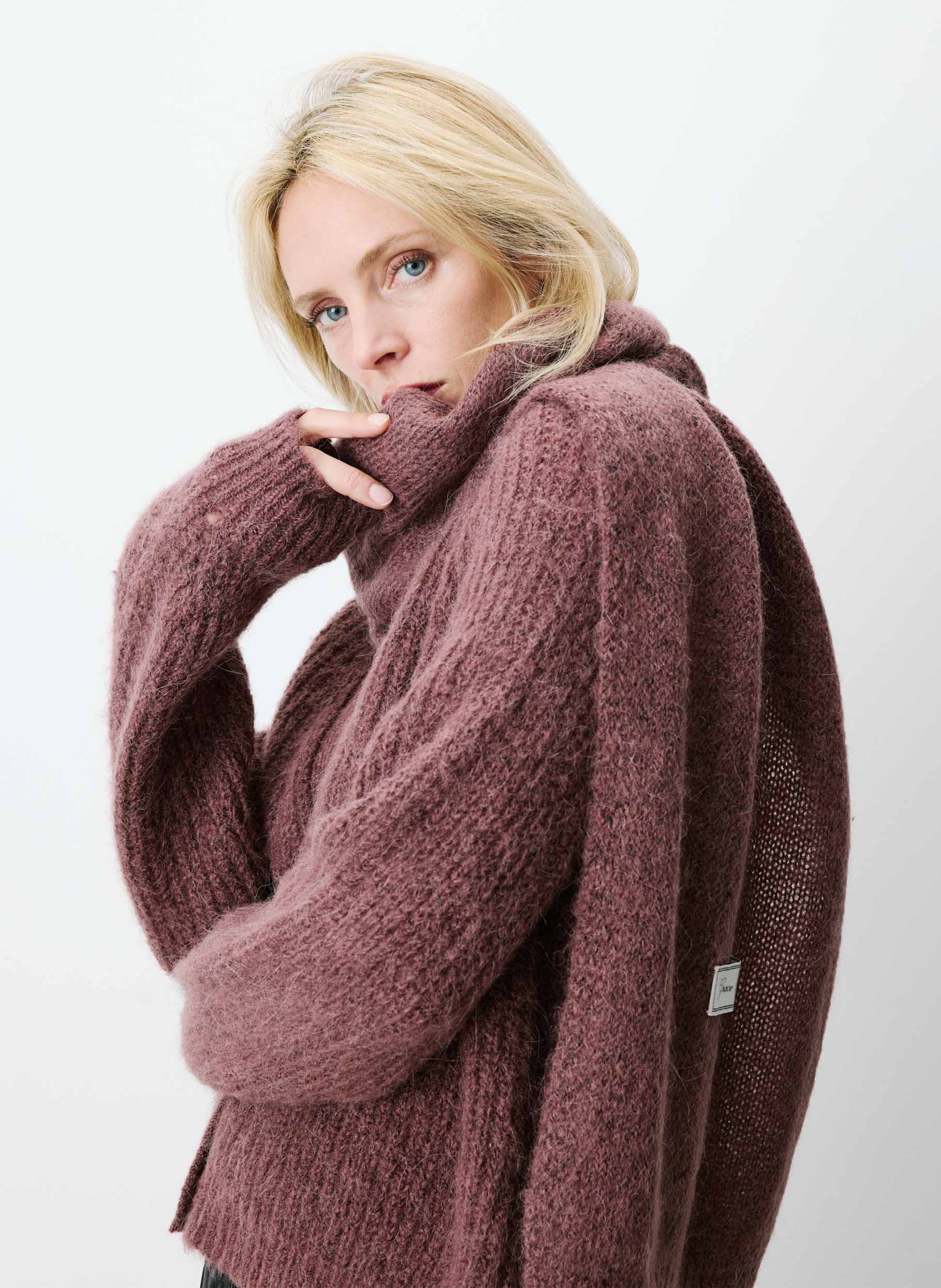 Wool-blend scarf GRACE ET MILA Pink