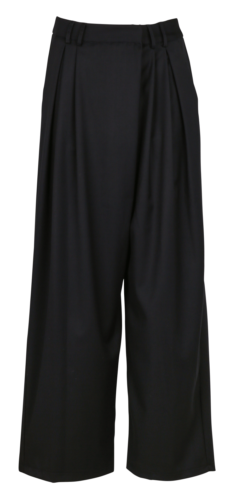 Pantalon large taille haute PLEASE Bleu