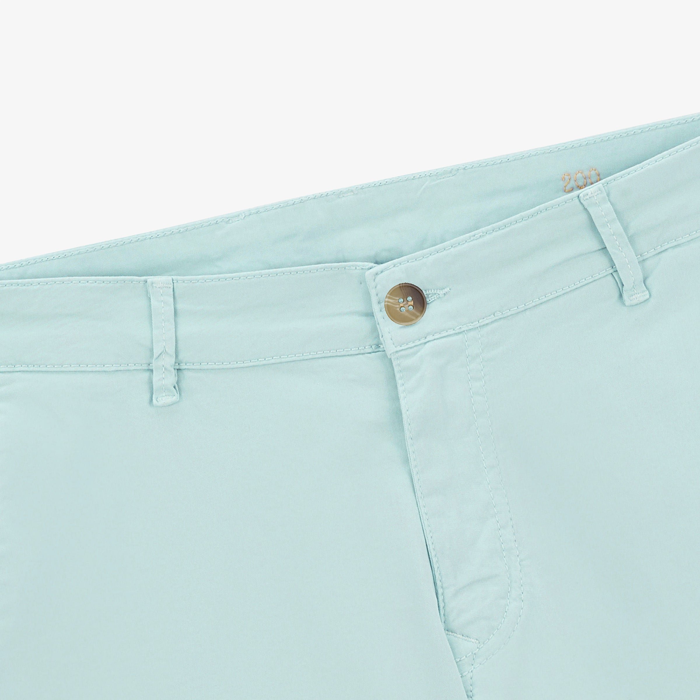 Comfort fit cotton Bermuda shorts SERGE BLANCO Blue