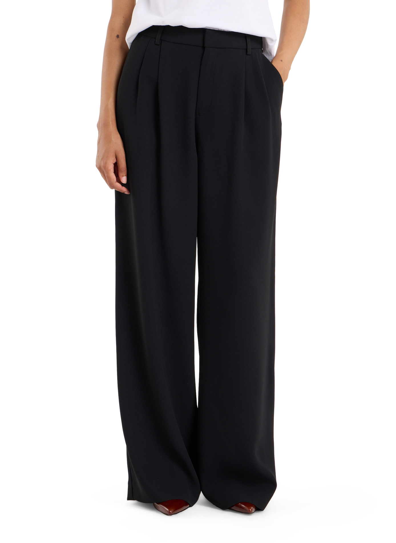 Slightly flared Bargo trousers SAISON 1865 Black