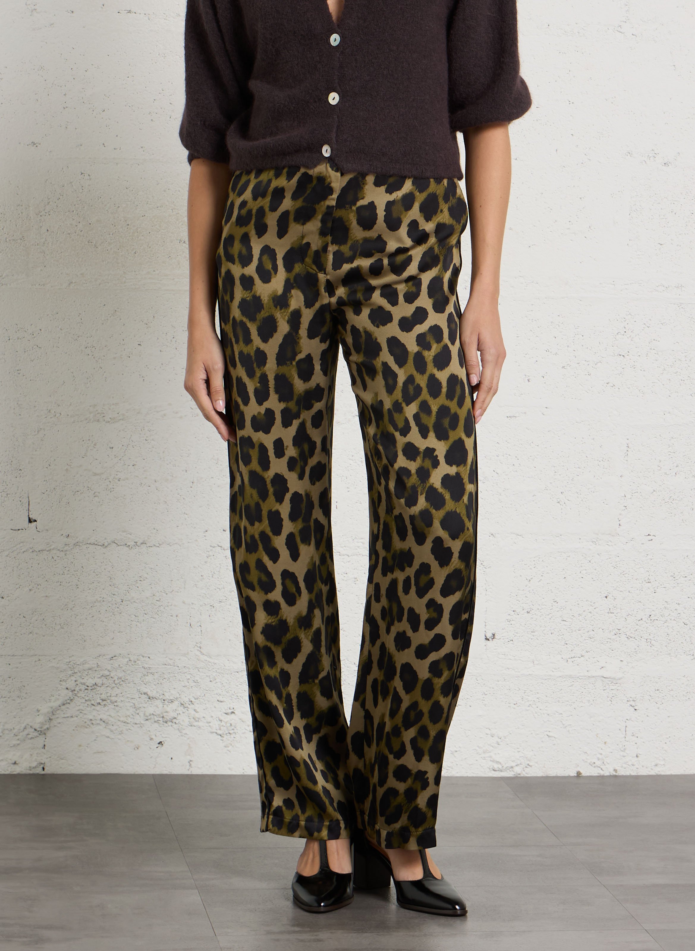 Pantalon droit fluide IMPERIAL Vert