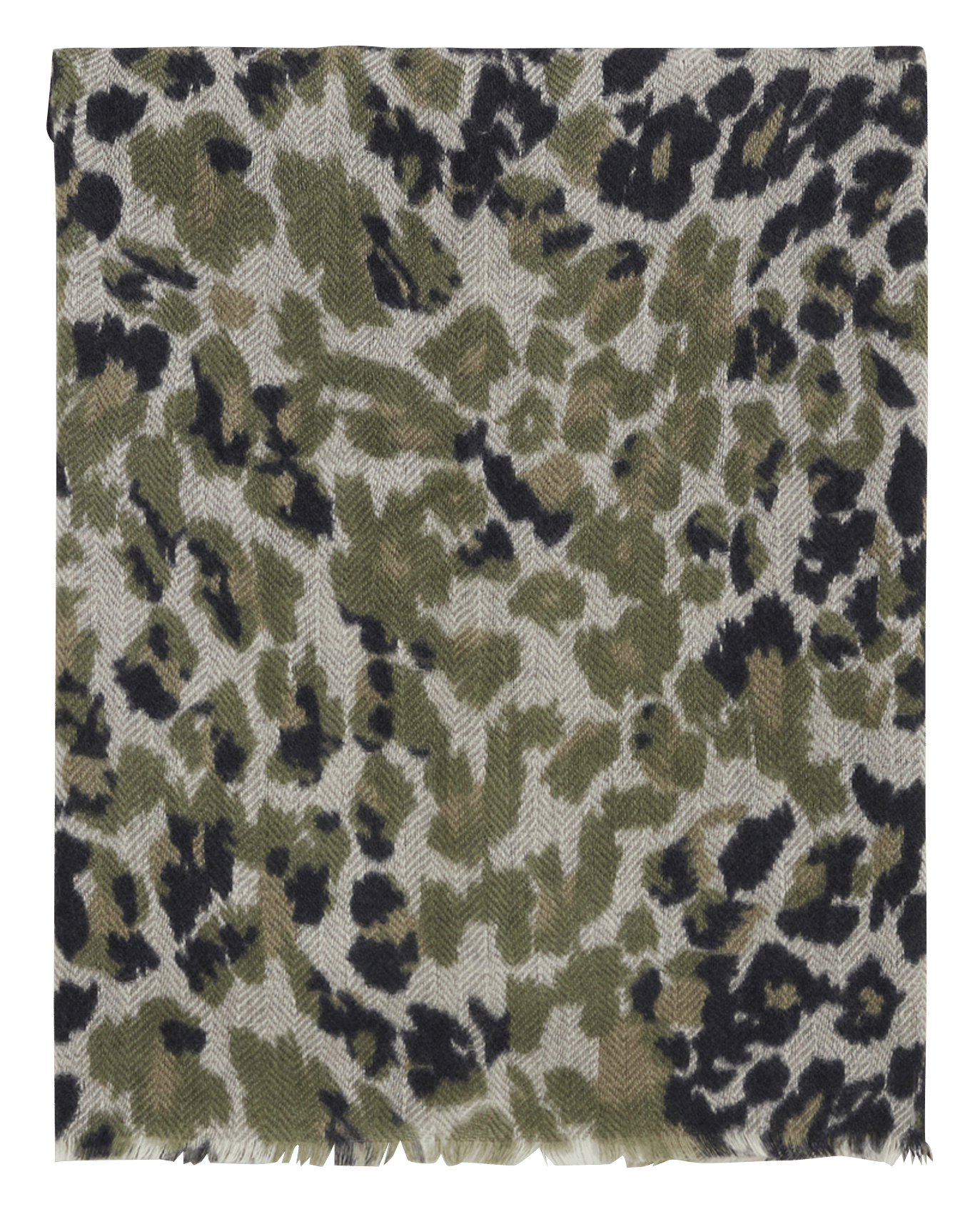 Printed wool and cashmere scarf GERARD DAREL