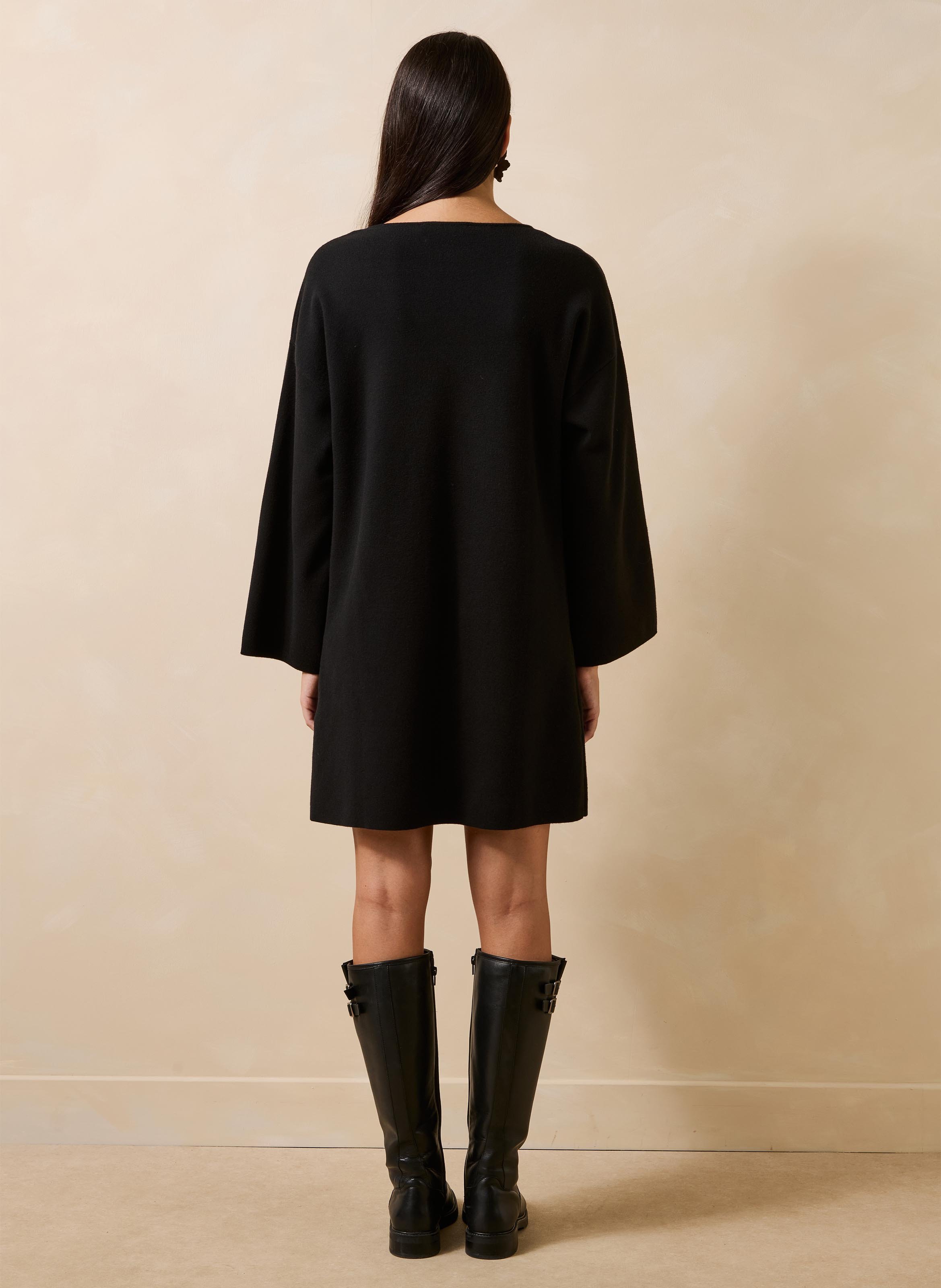 Short straight dress LA FEE MARABOUTEE Multicolored