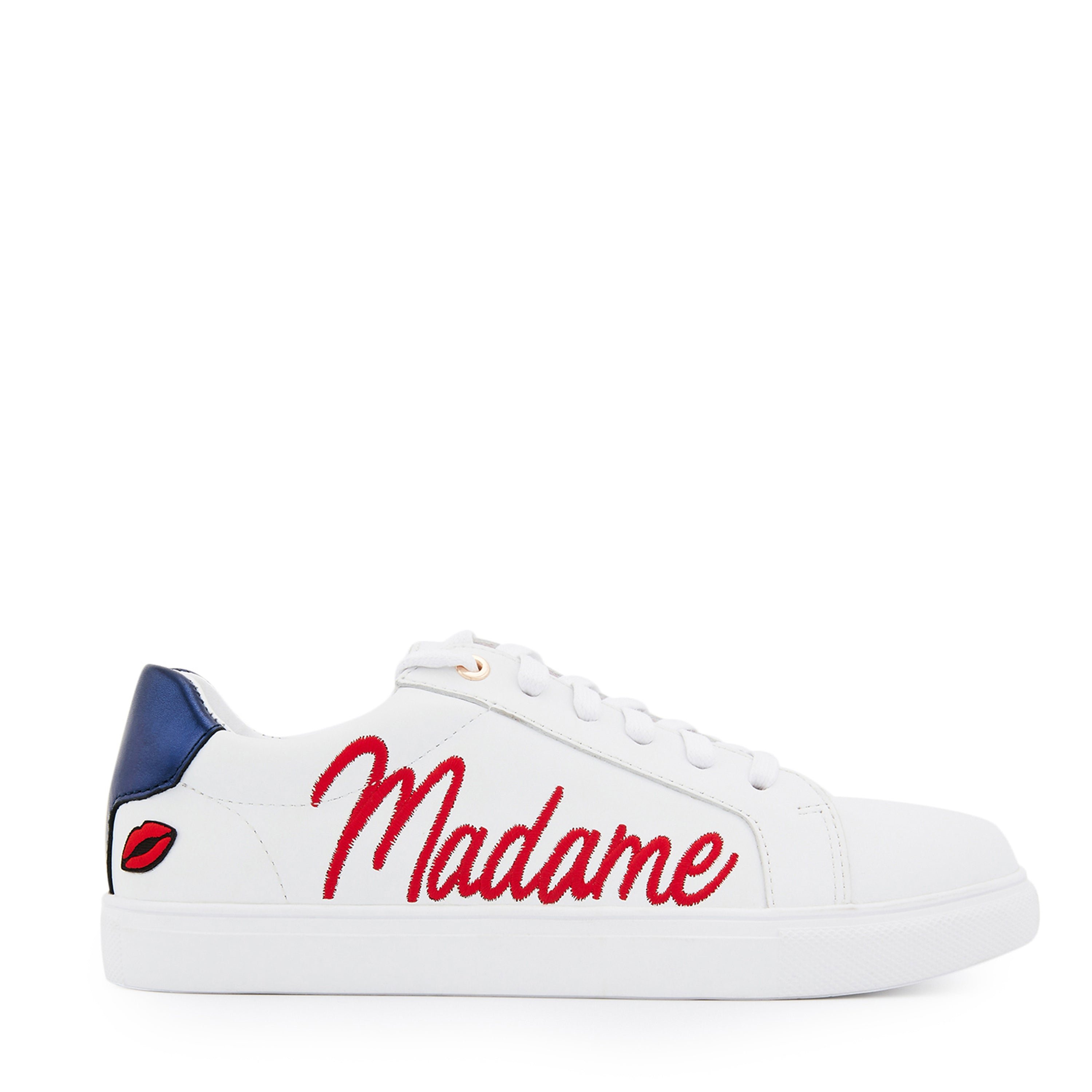 Leather sneakers BONS BAISERS PARIS White