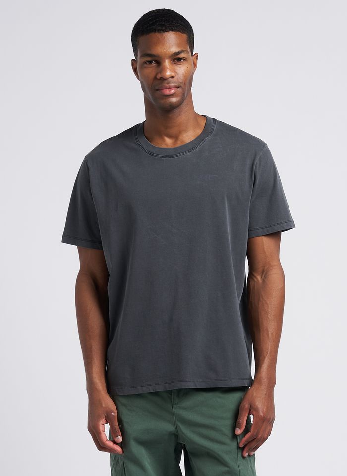 Straight Cotton Round-neck T-shirt Jeans Pepe - | des Tendances Black Place Men