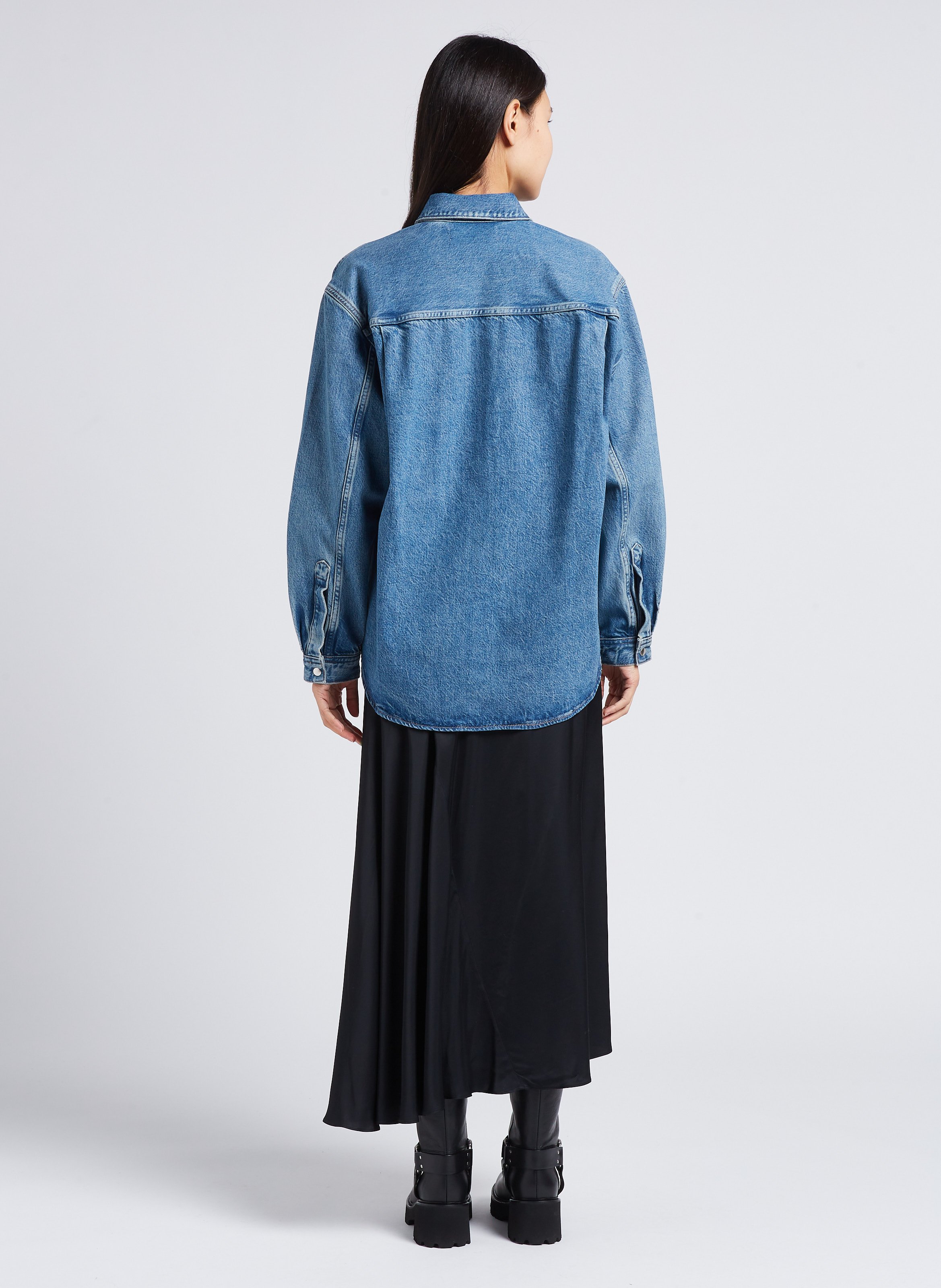 Jupe midi portefeuille SAMSOE SAMSOE Noir