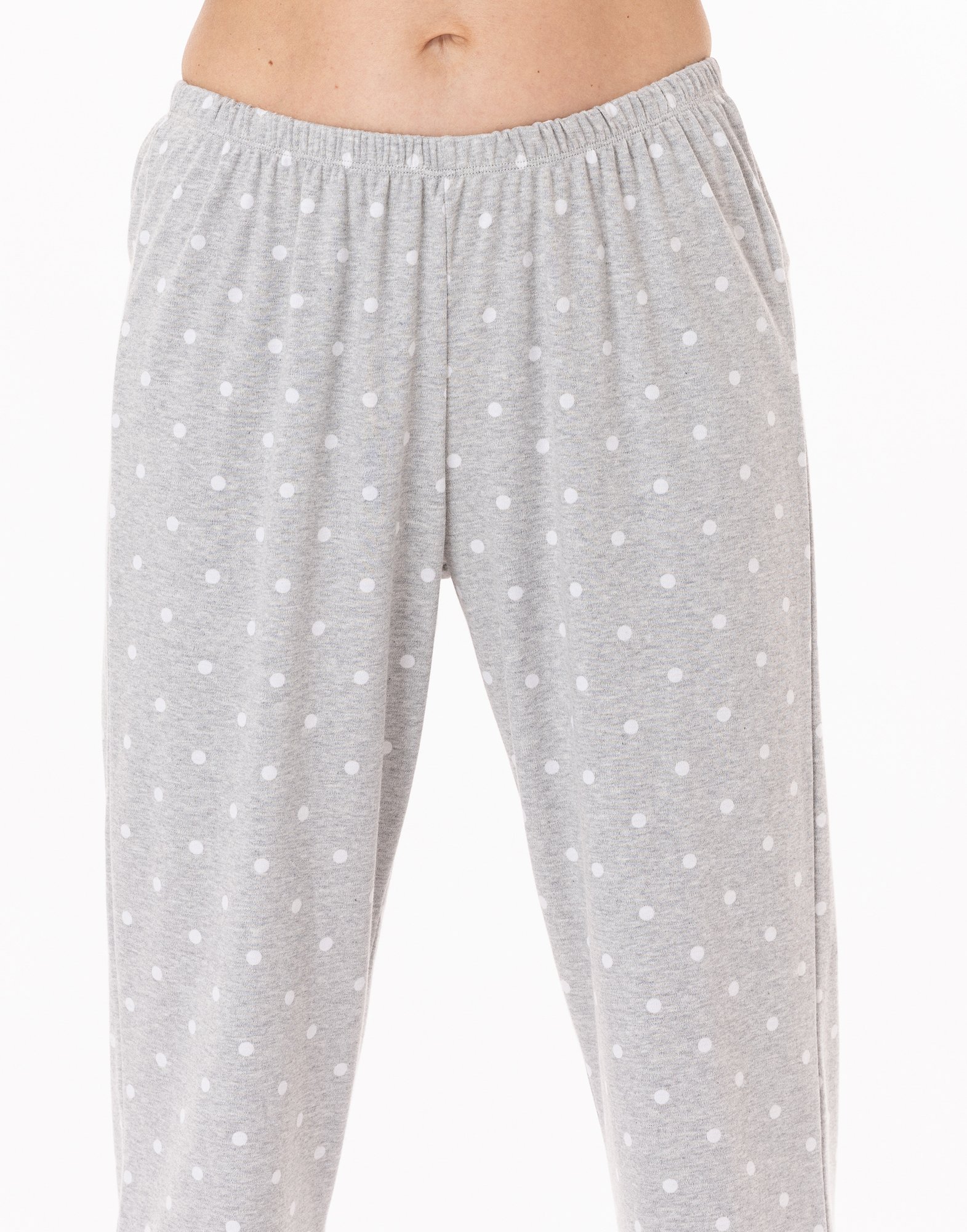 Buttoned cotton pajamas LE CHAT Grey