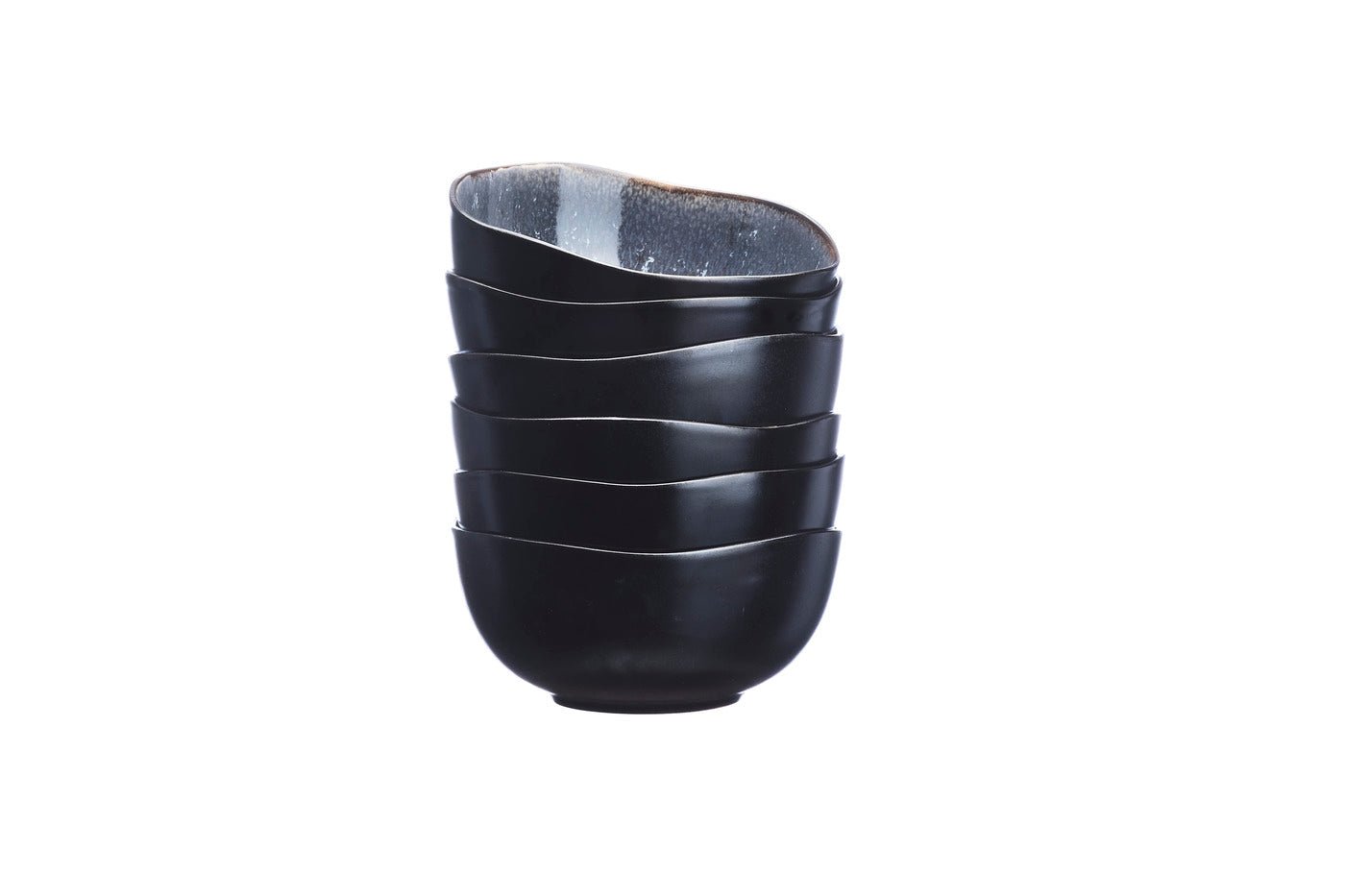 Bol iris ø12cm - 6 pièces - bleu nuit BJORN Bleu