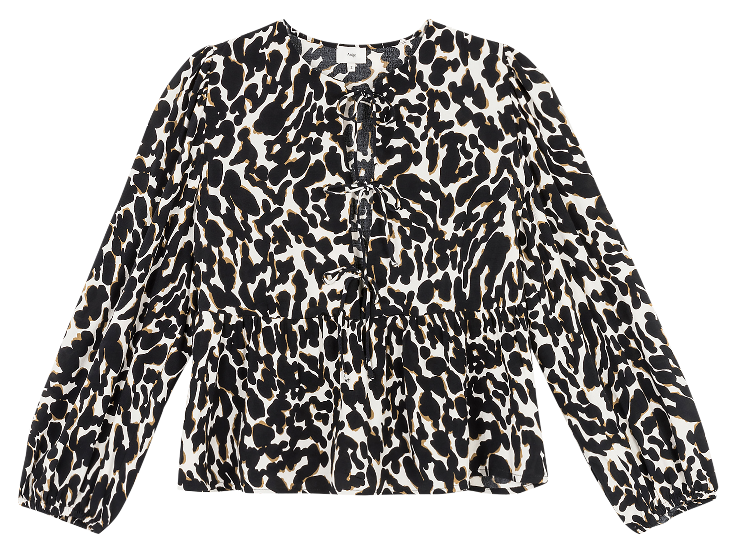 Straight printed blouse AN'GE