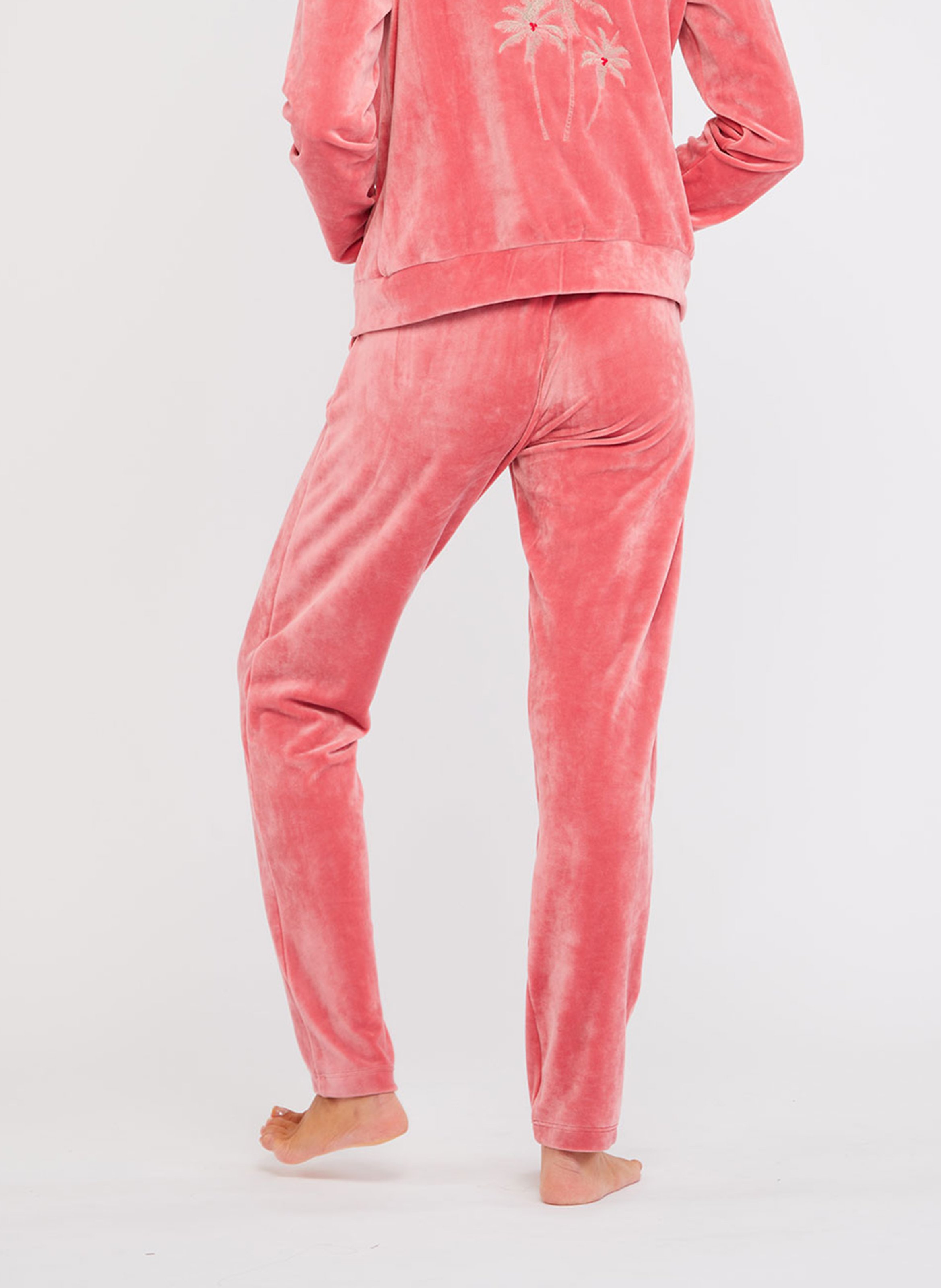 Velour joggers BANANA MOON Pink