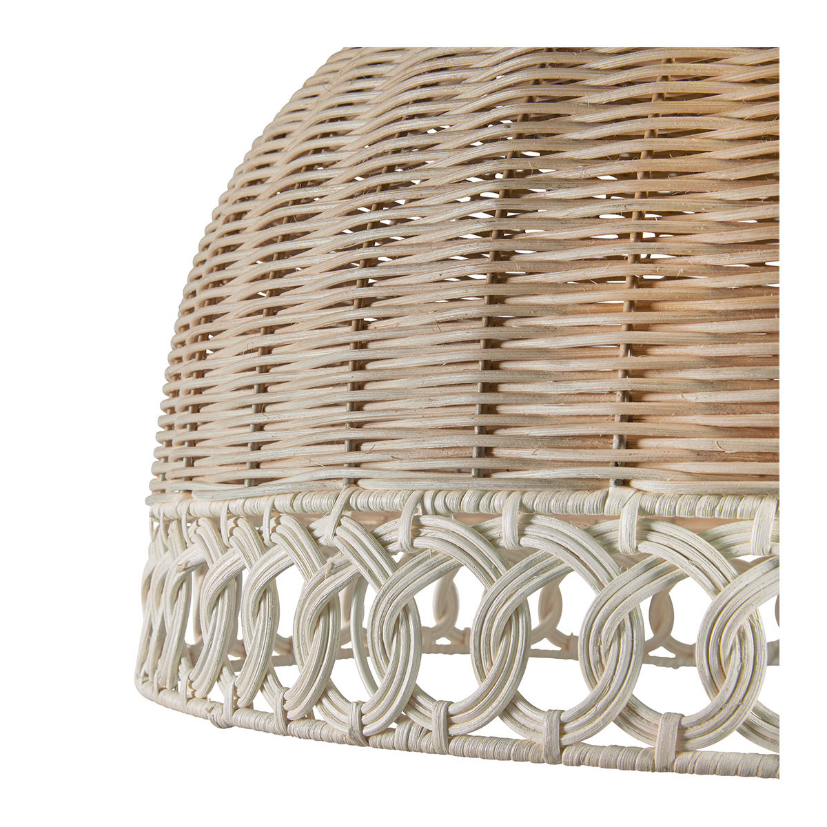Josephine rattan pendant light - medium size BLANC D'IVOIRE Beige