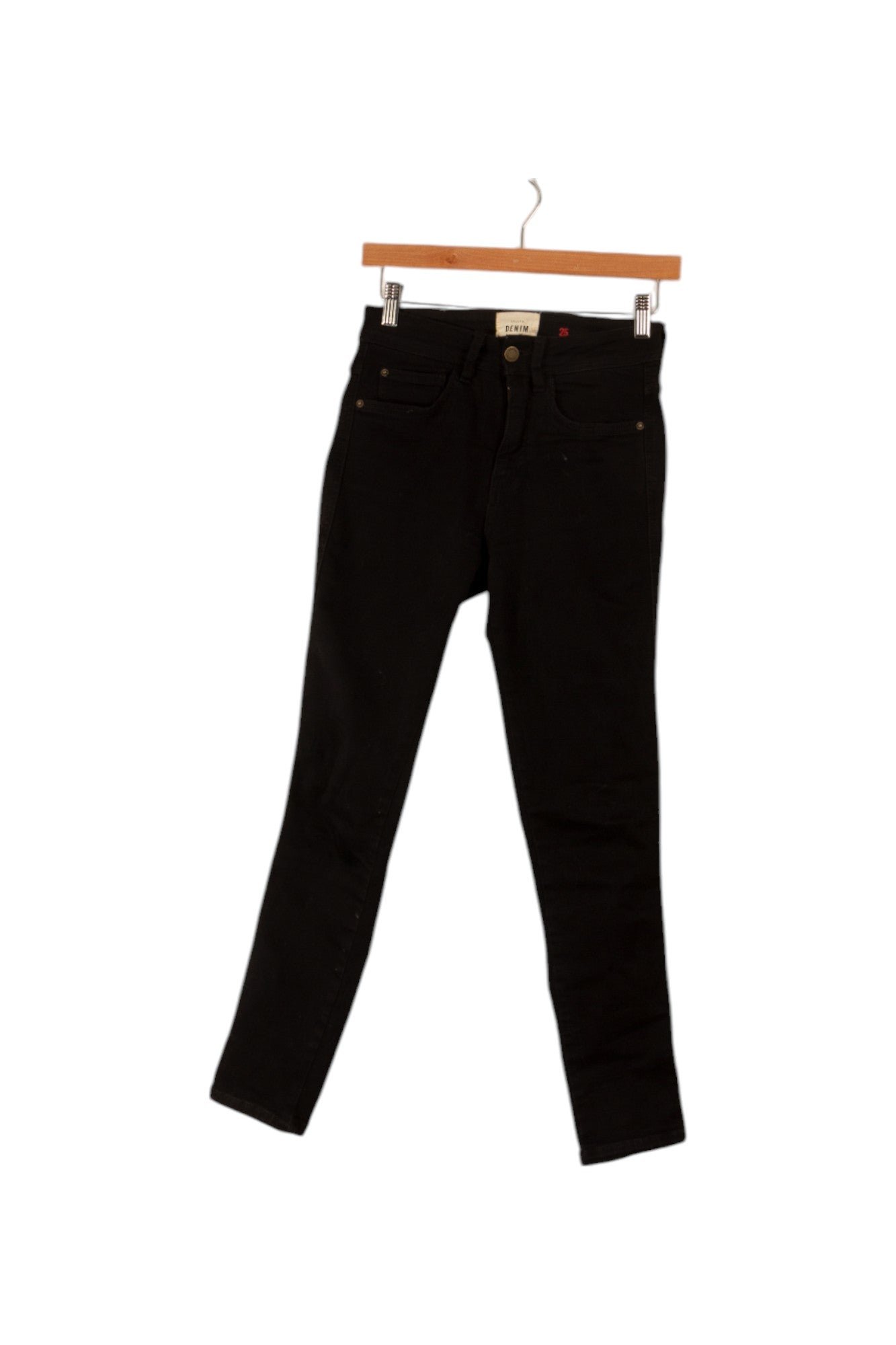 Cropped slim jeans with studs SEZANE - Seconde main Black