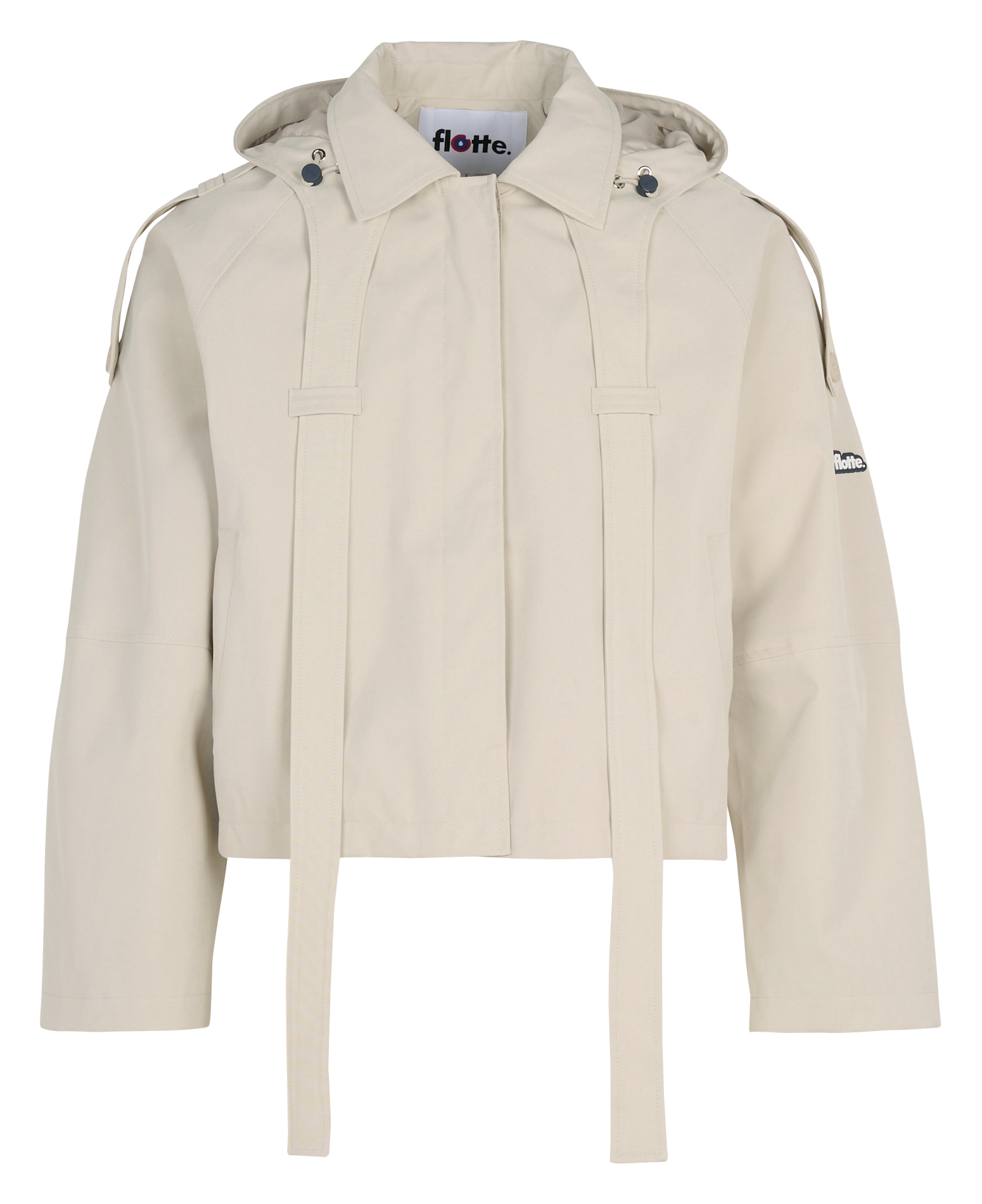 Veste ample à capuche FLOTTE Beige