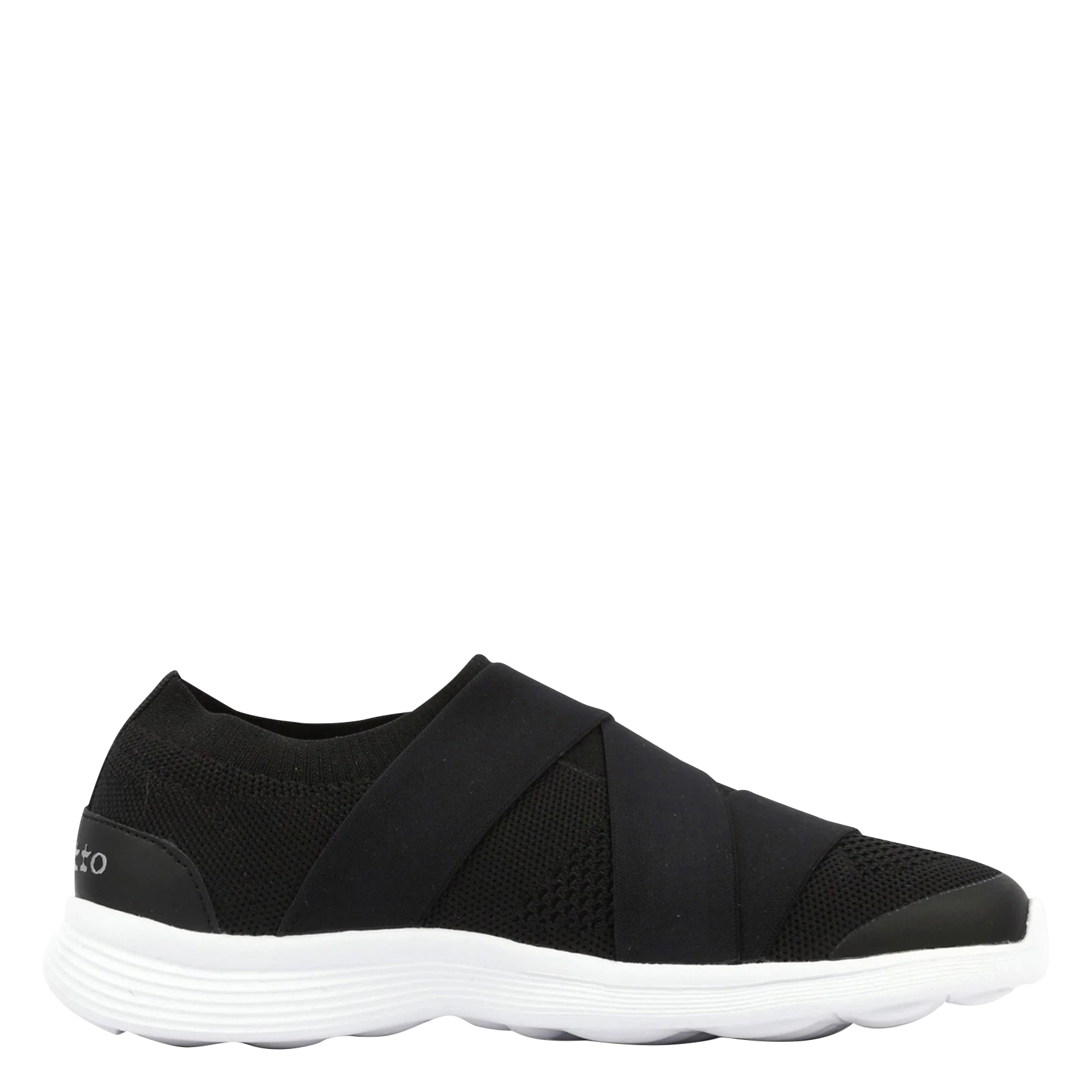 Sneakers met stretch mesh lint REPETTO Zwart