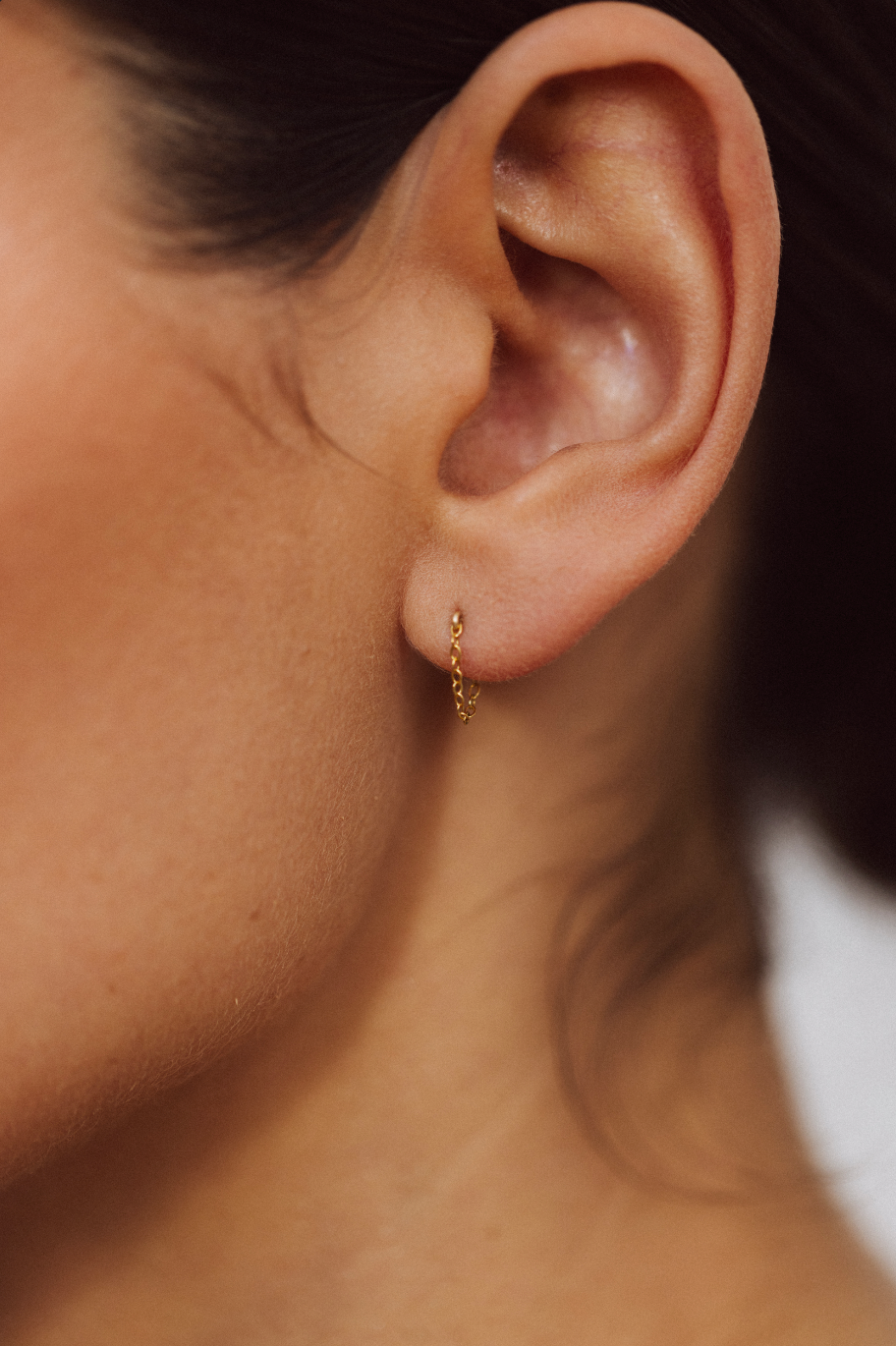 Chain earrings Golden