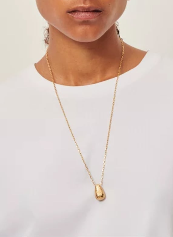 Collane Riciclo Magliette Cotone Collana In Ottone Riciclato Dore