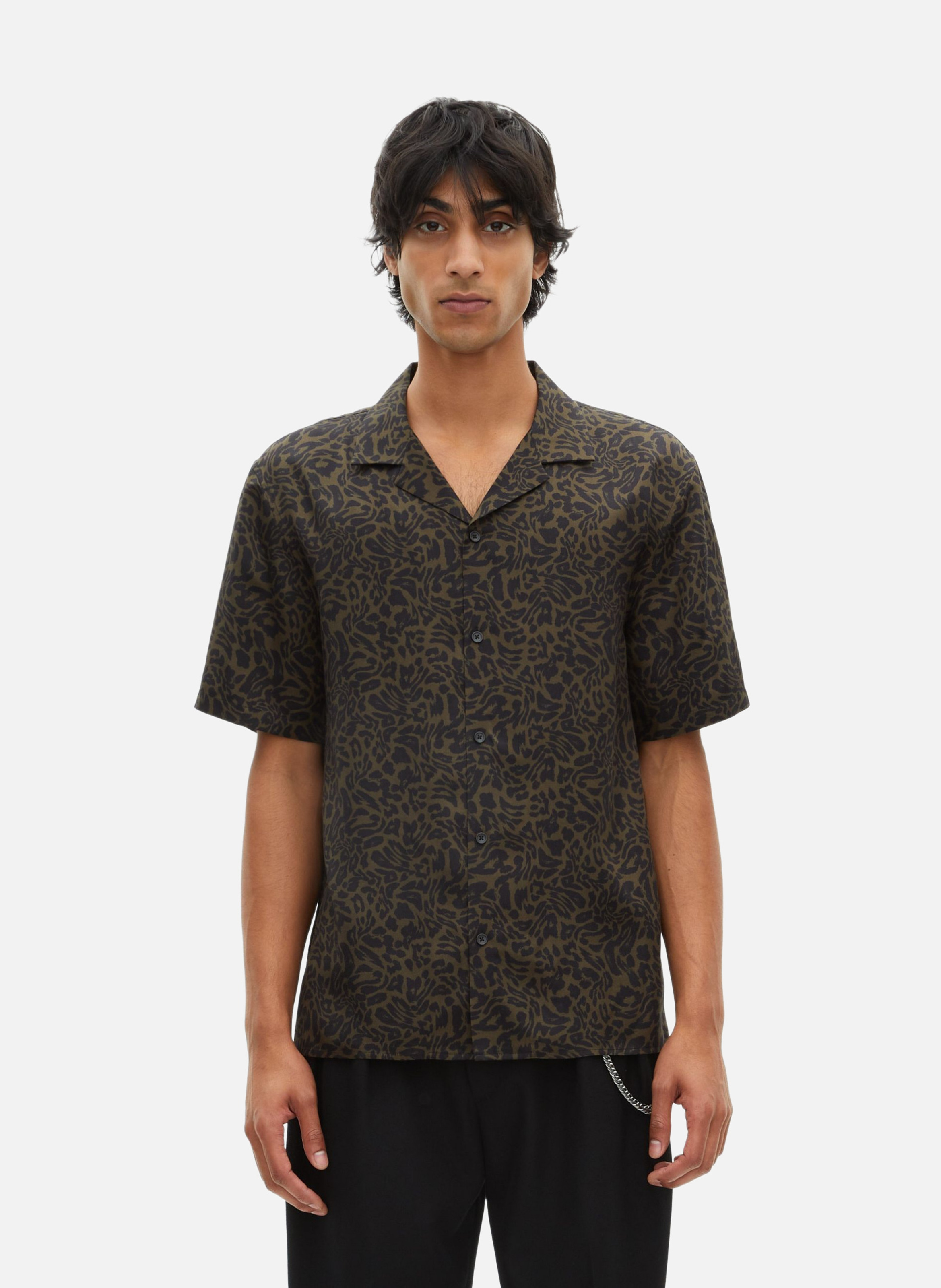 Short-sleeved printed shirt THE KOOPLES Black