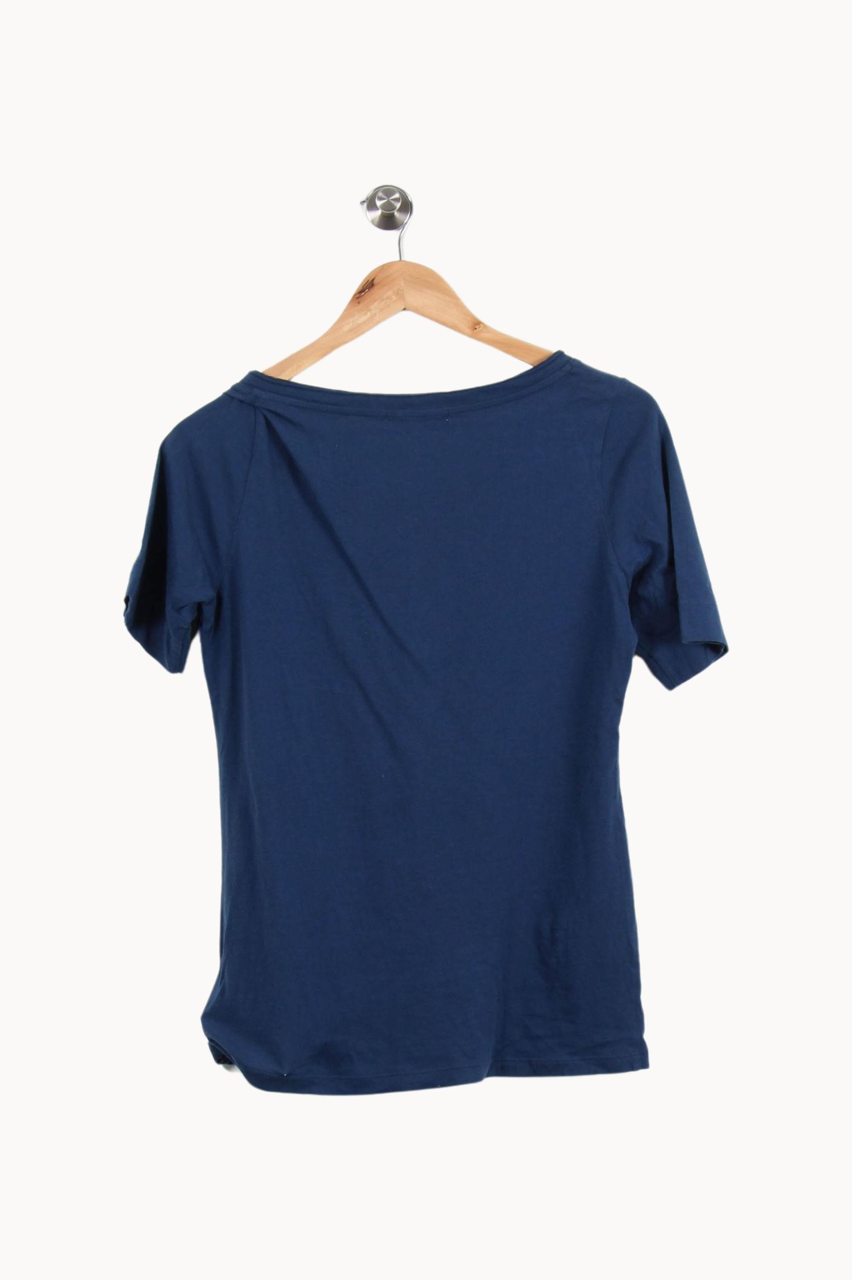 Tommy Badge T-shirt INES DE LA FRESSANGE - Seconde main Blue