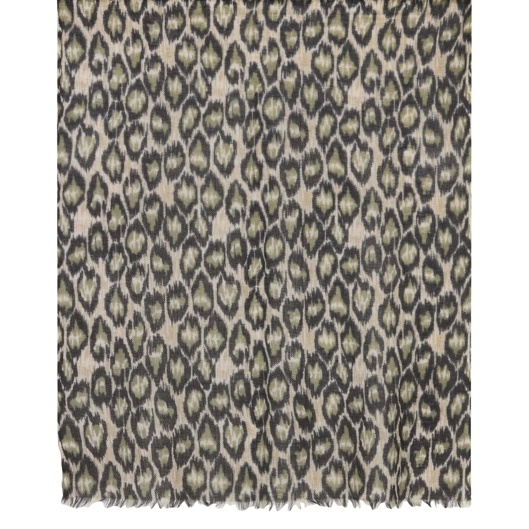 Foulard imprimé en laine SUD EXPRESS Vert