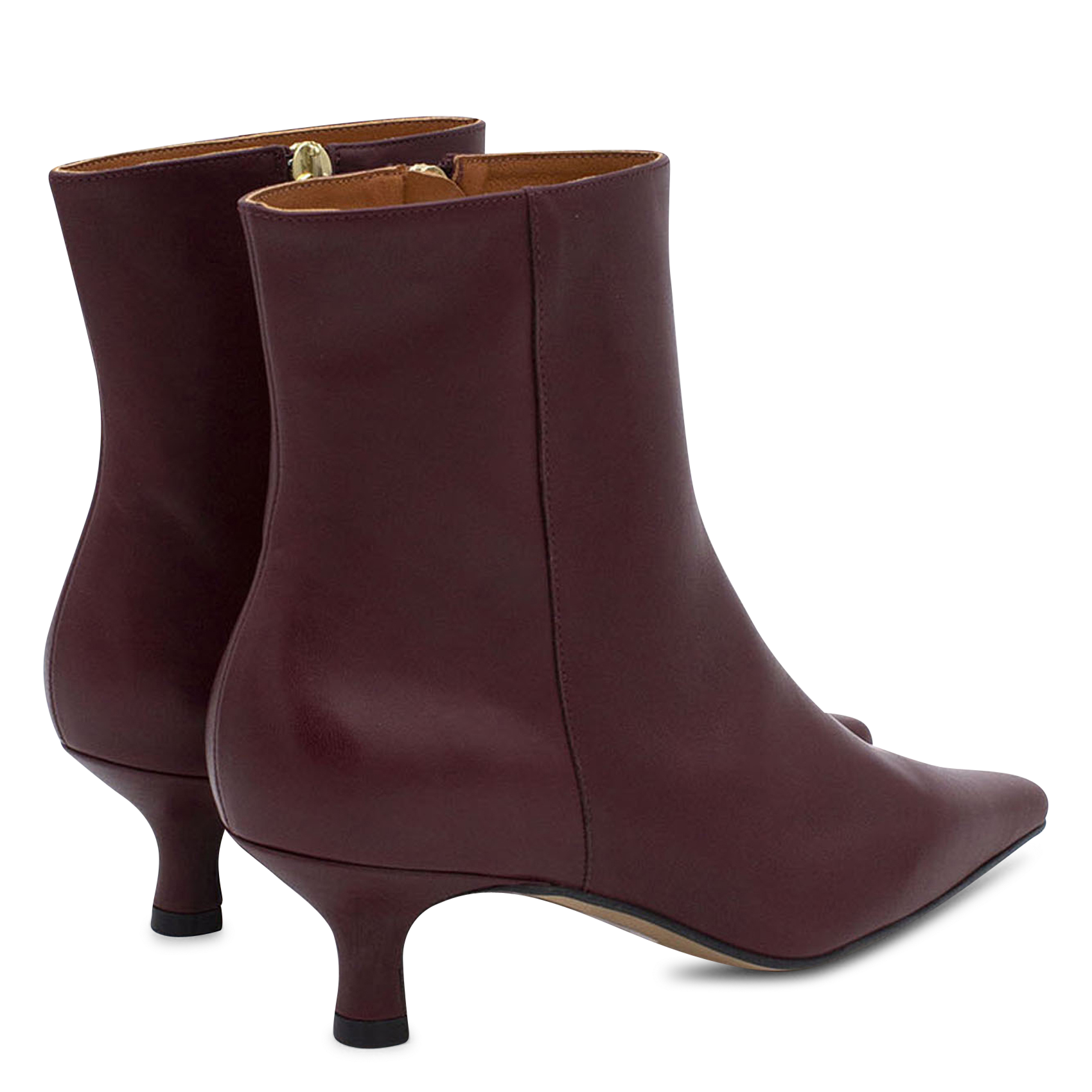 Bianca leather ankle boots ANGEL ALARCON Red