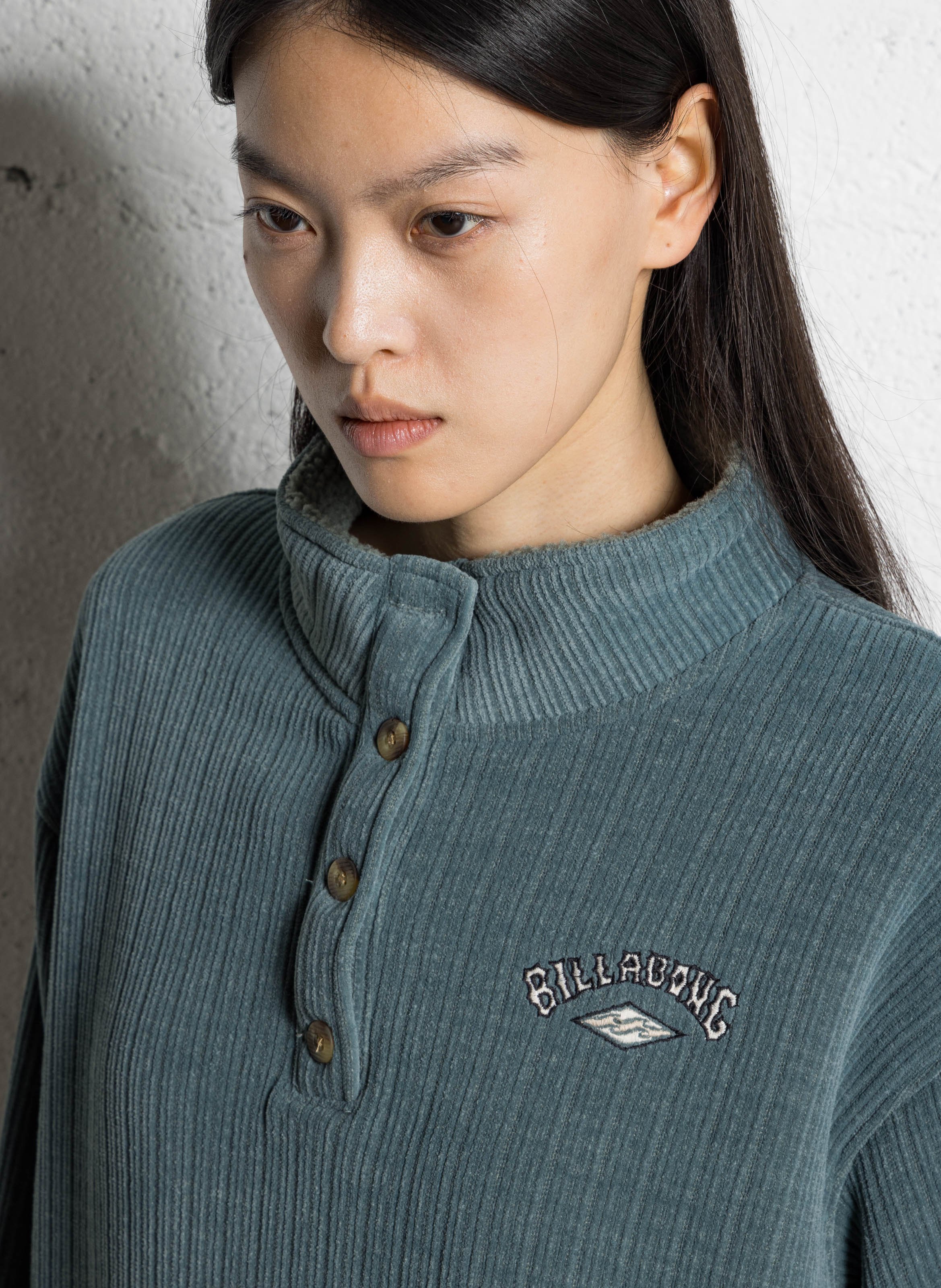 Sweat droit en velours côtelé BILLABONG Bleu