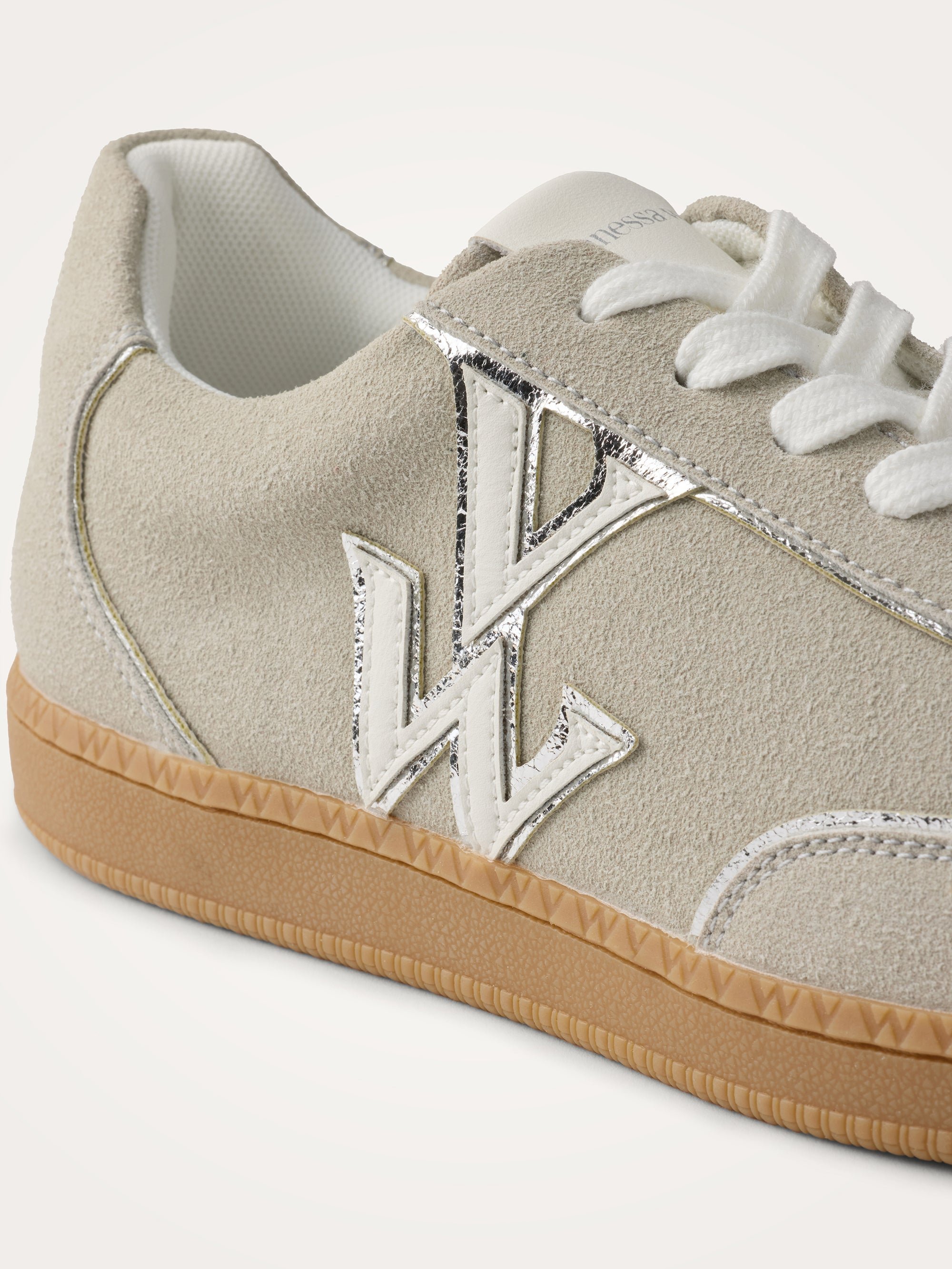 Sneakers with monogram on retro sole VANESSA WU Grey