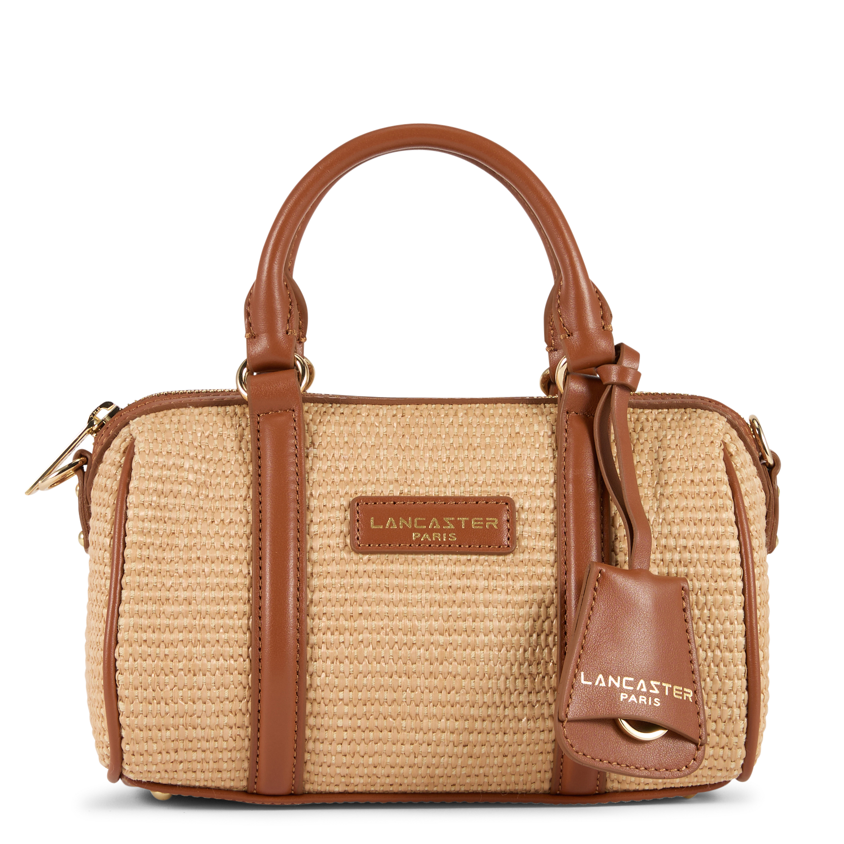 Sac cabas en cuir LANCASTER PARIS Marron