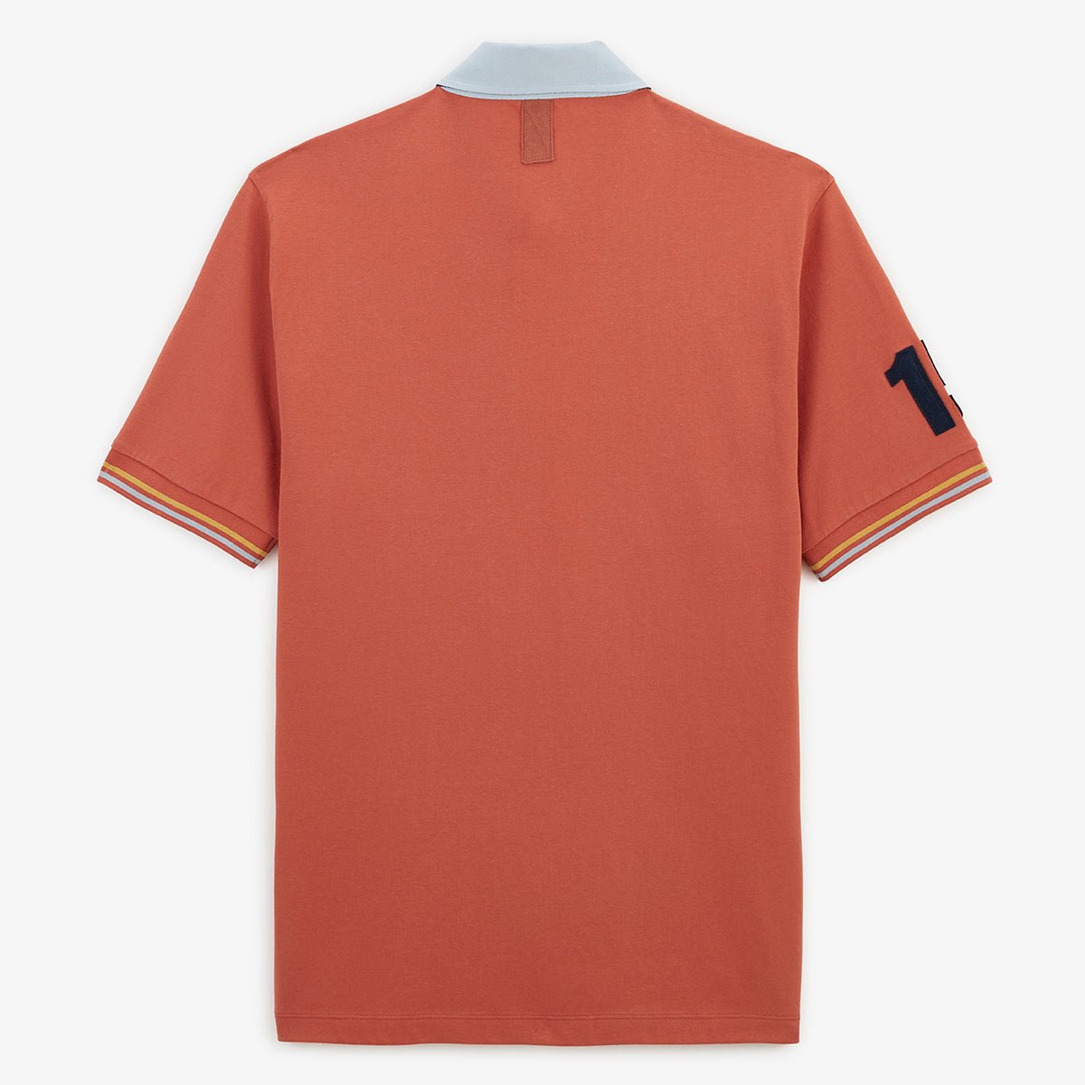 Short-sleeve cotton jersey polo 15 sleeve SERGE BLANCO Orange