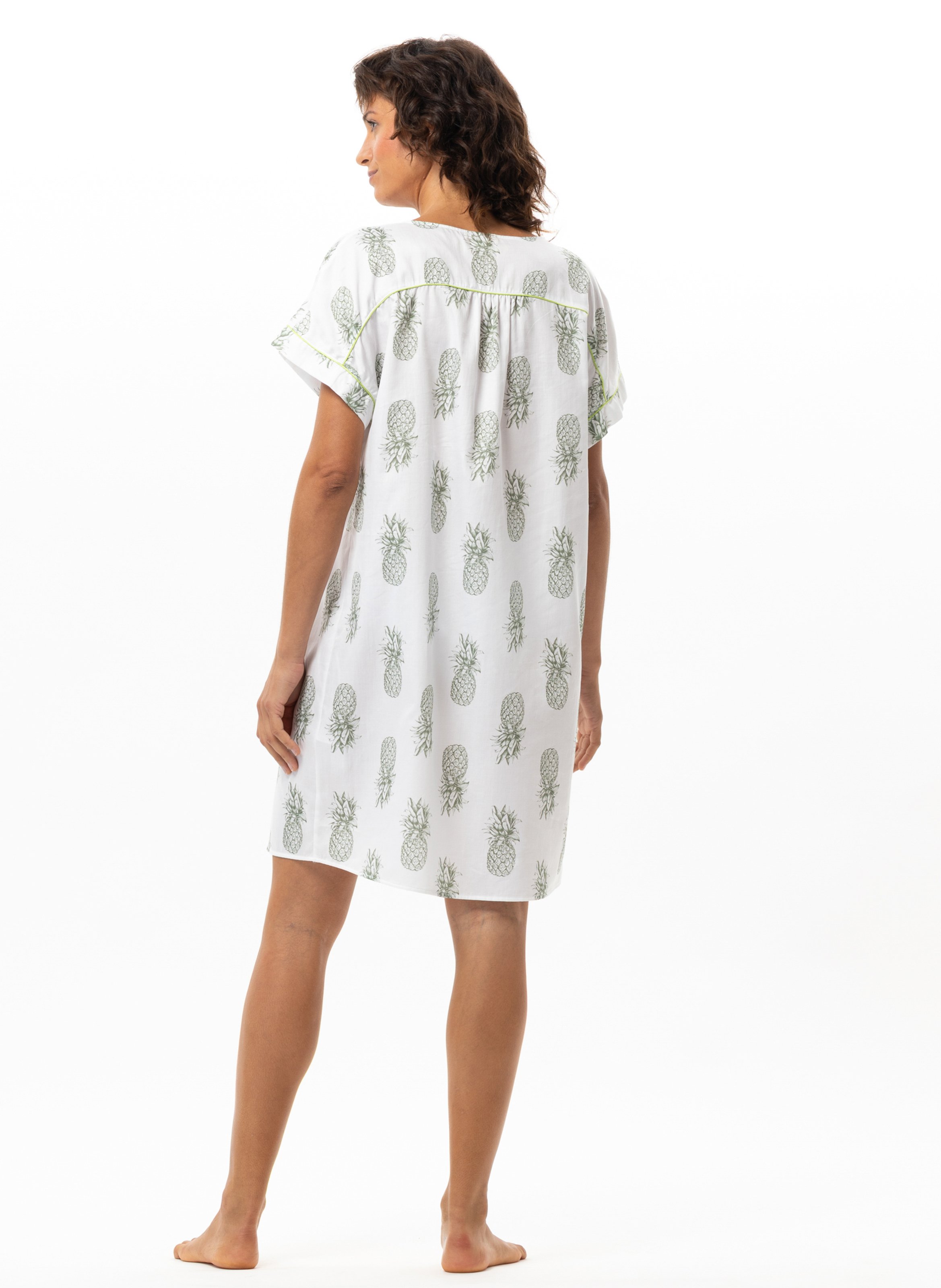 Chemise de nuit en coton LE CHAT Multicolore