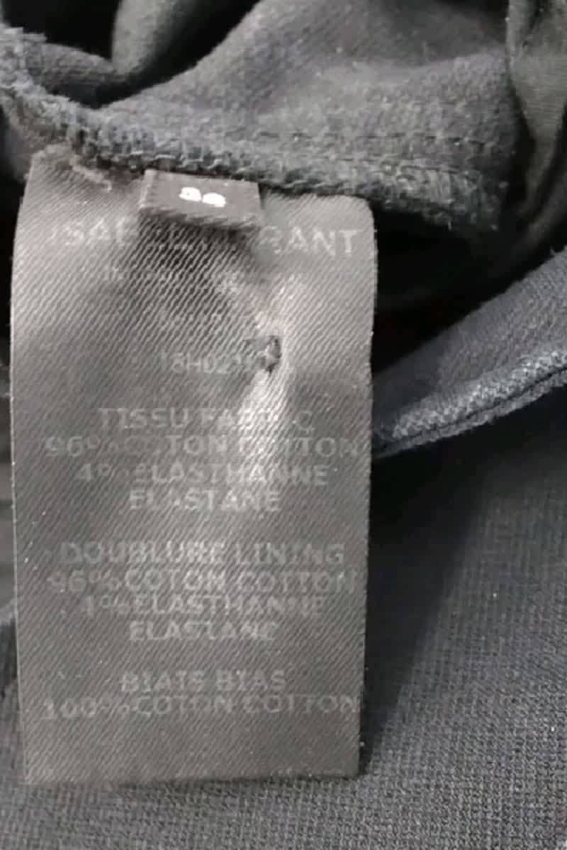 Straight cotton-blend pants ISABEL MARANT - Seconde Main Black