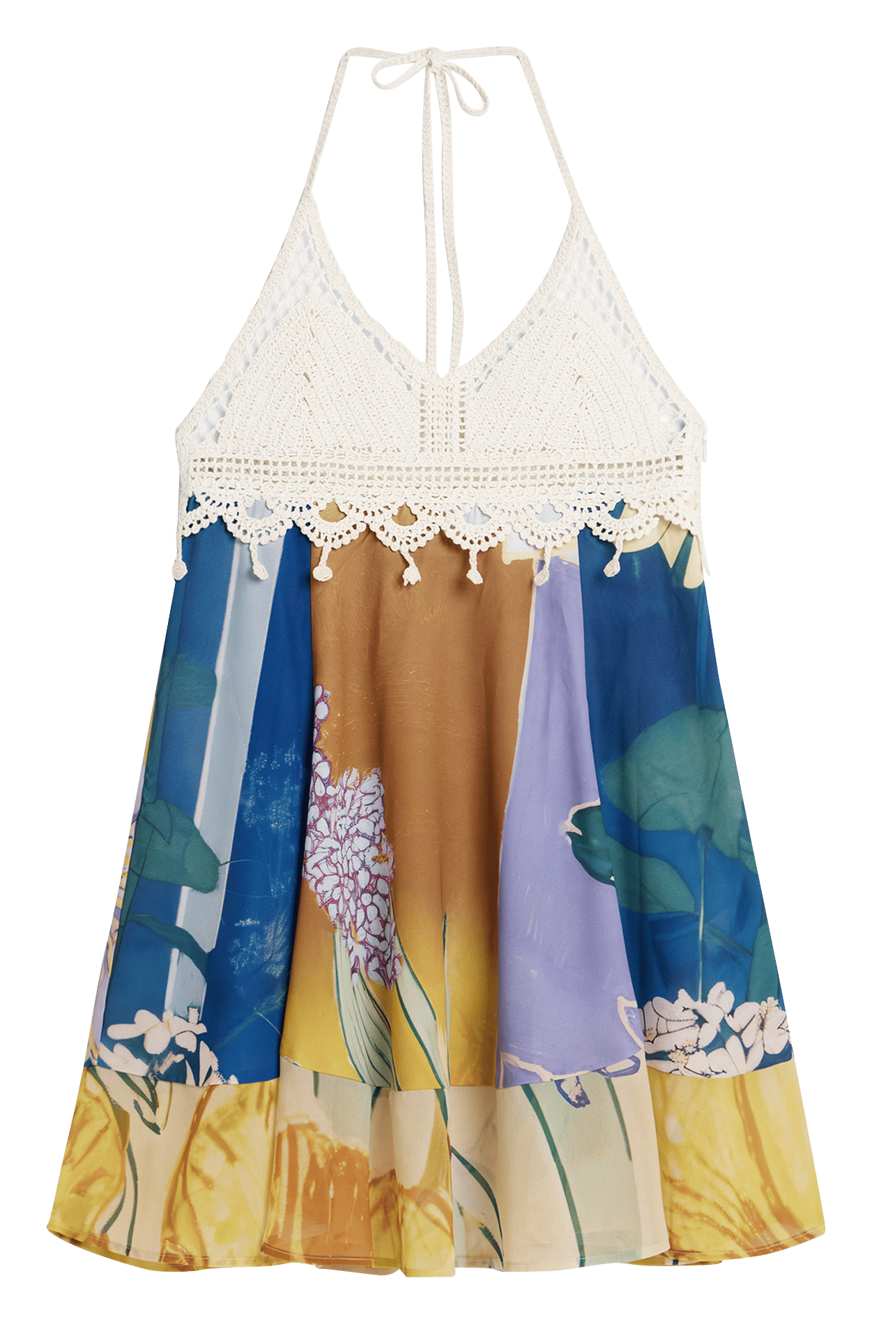 Robe courte ample imprimée DESIGUAL Multicolore