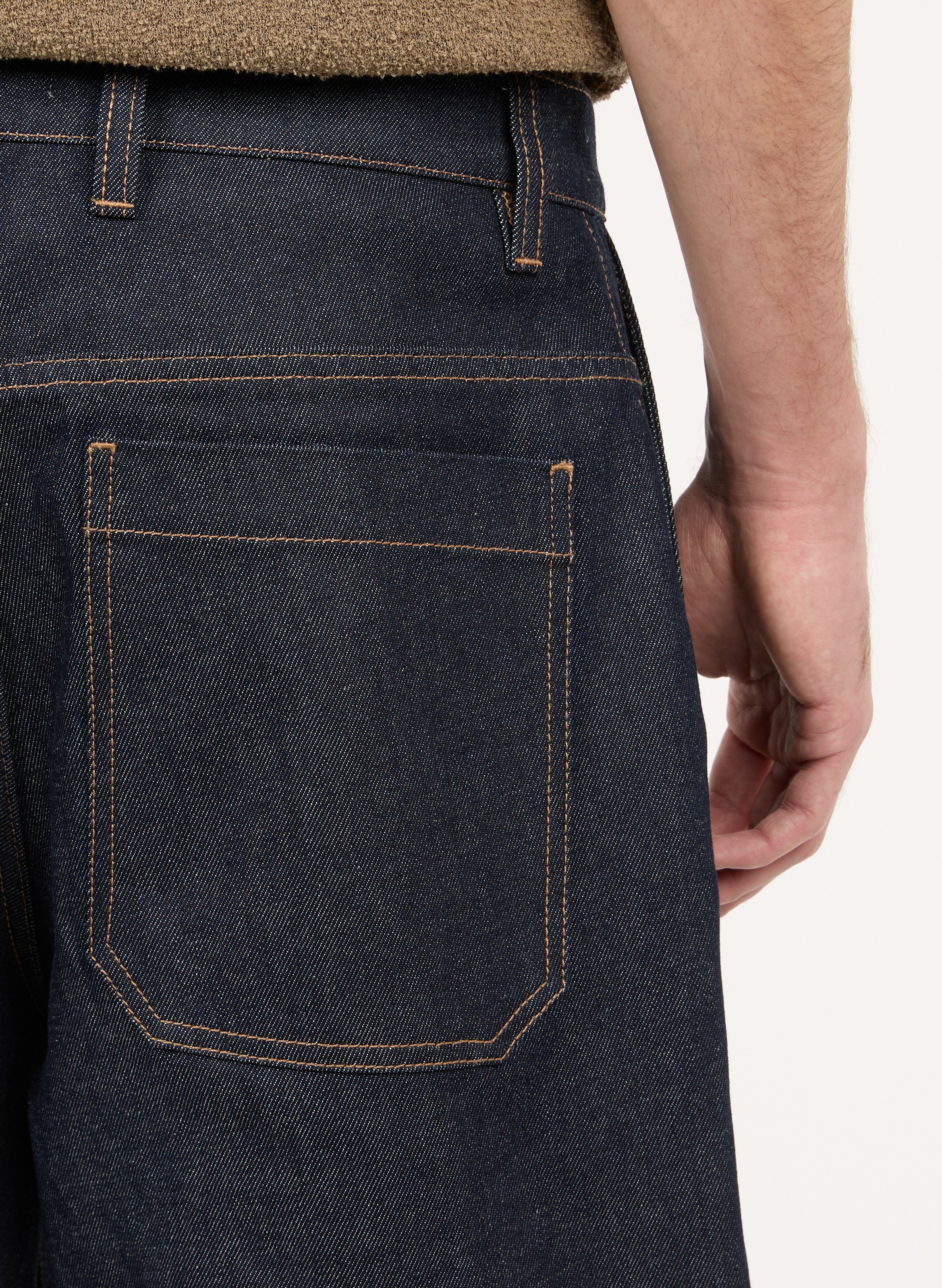 Baumwoll-Bermudas SAISON 1865 Blau