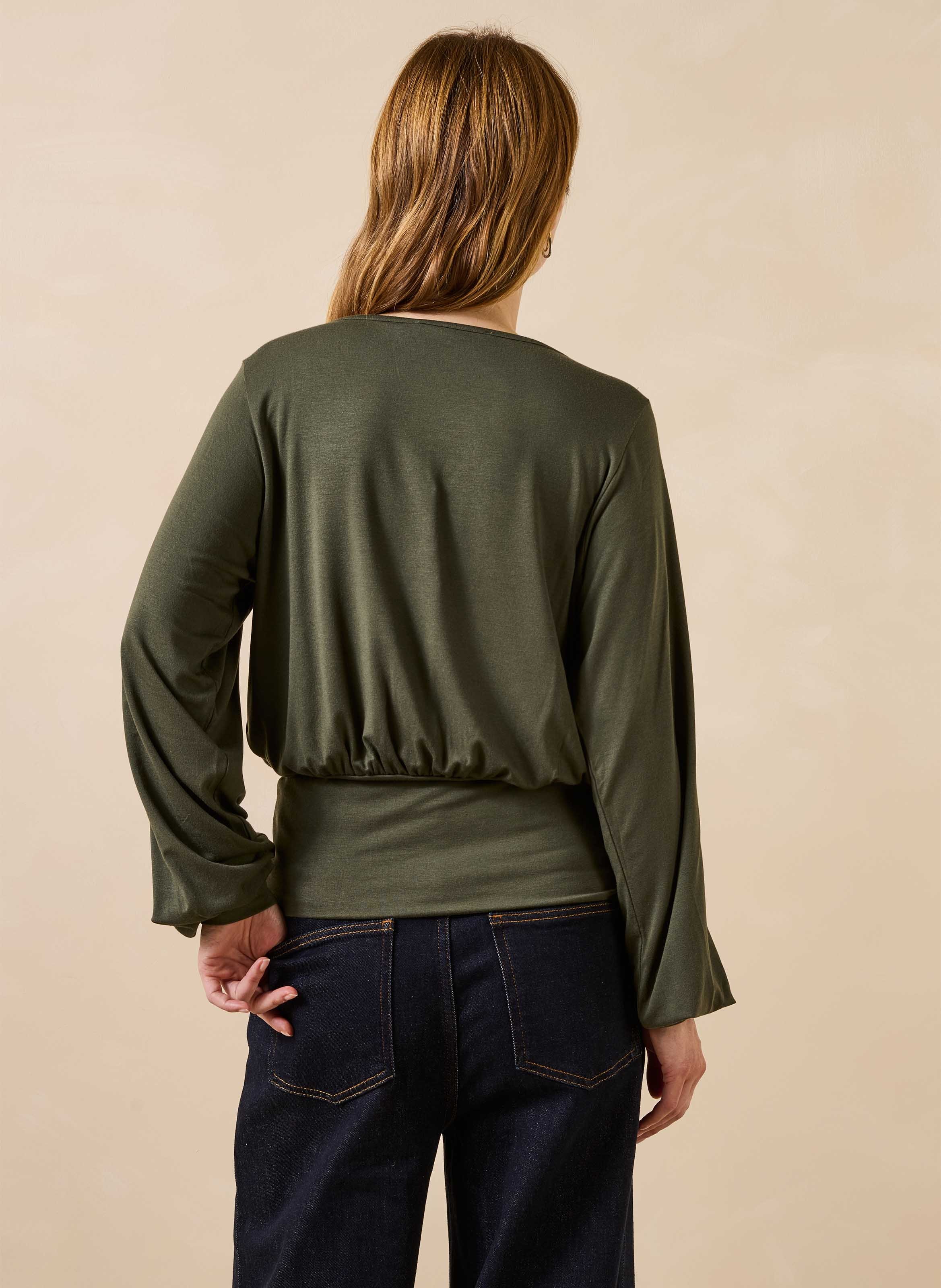 Round-neck T-shirt LA FEE MARABOUTEE Green