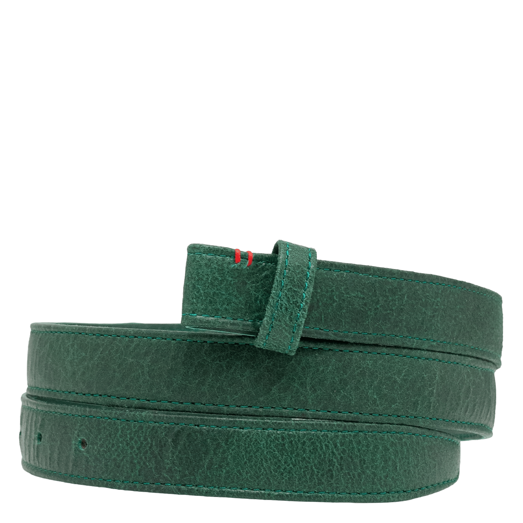 Ceinture en cuir CLARIS VIROT Kaki