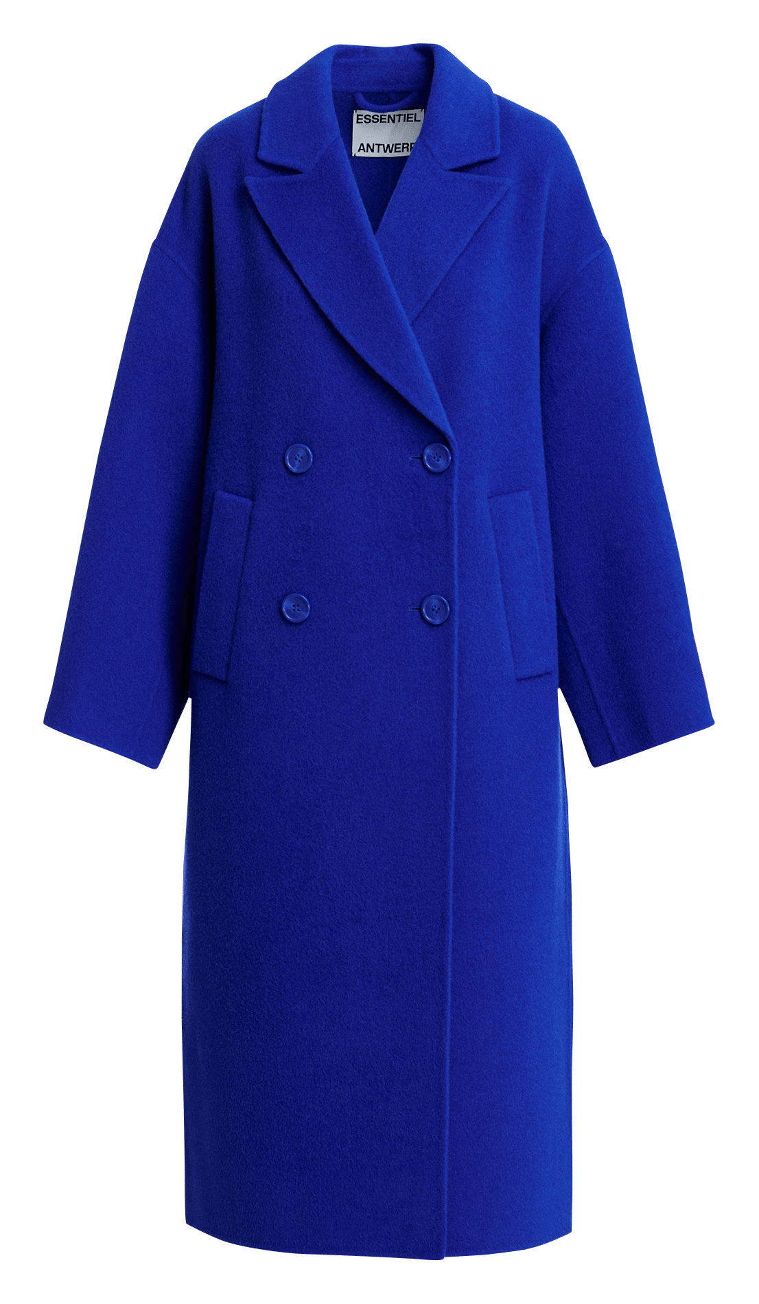 Abrigo oversize de lana y cachemira ESSENTIEL ANTWERP Azul