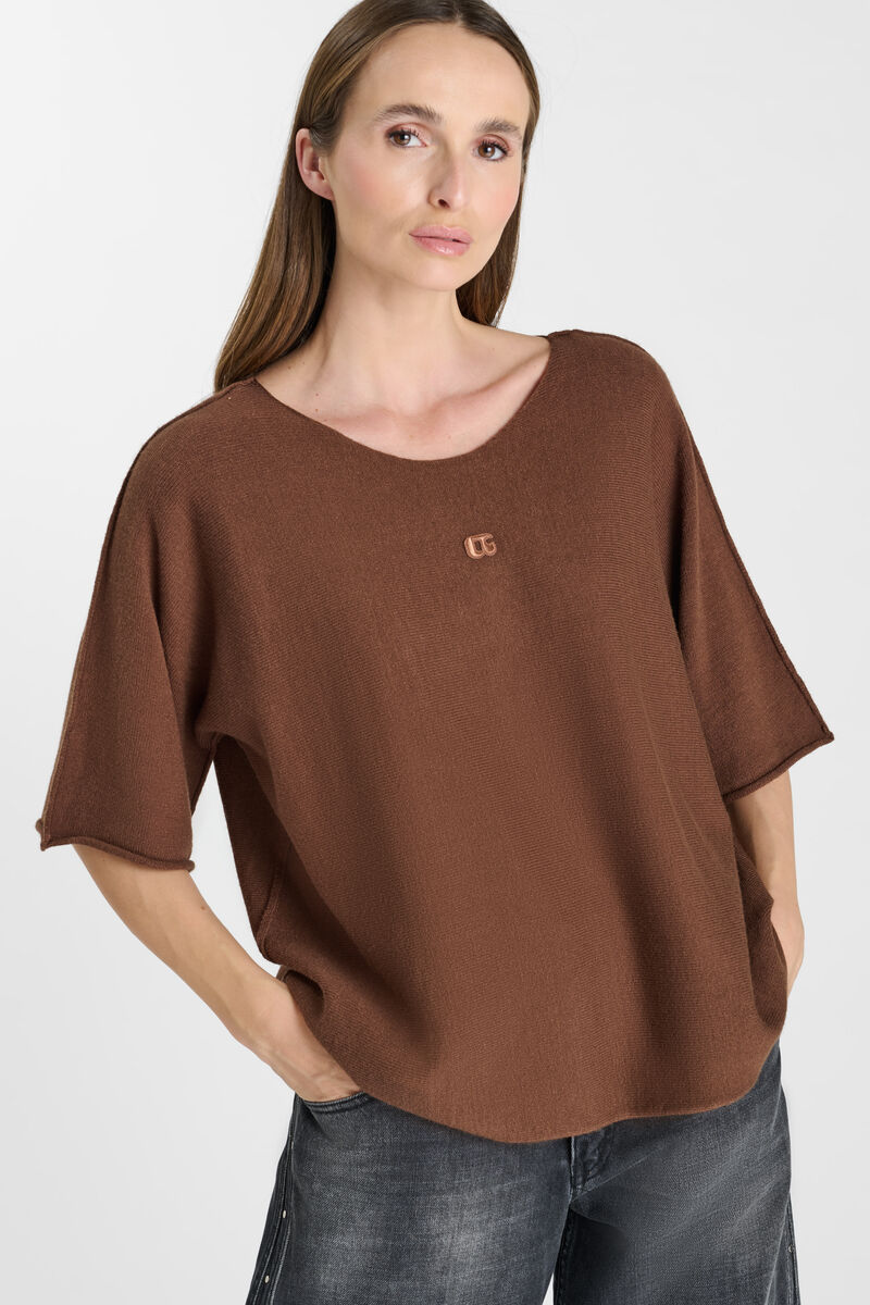 Dewa sweater LE TEMPS DES CERISES Brown