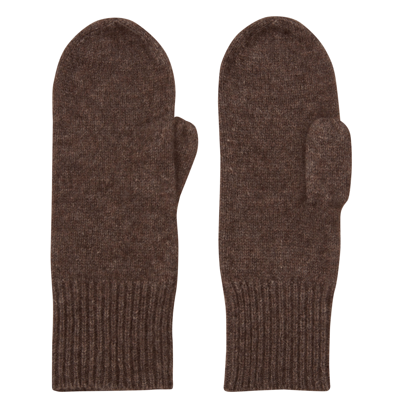 Gants en laine MAJESTIC FILATURES Marron