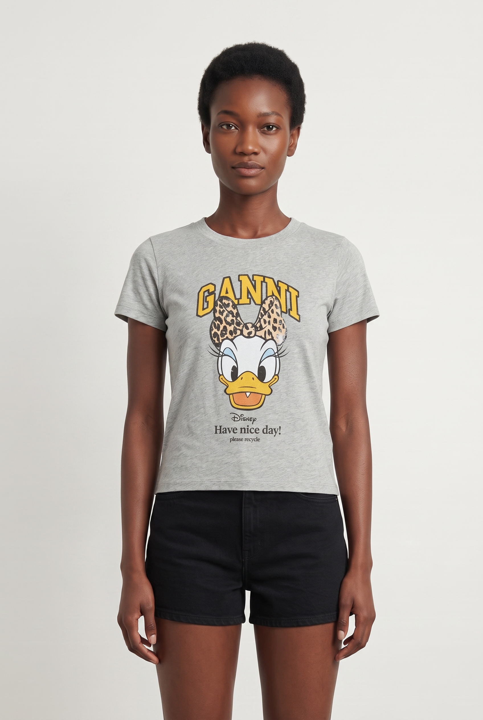 T-shirt GANNI - Seconde Main Grey