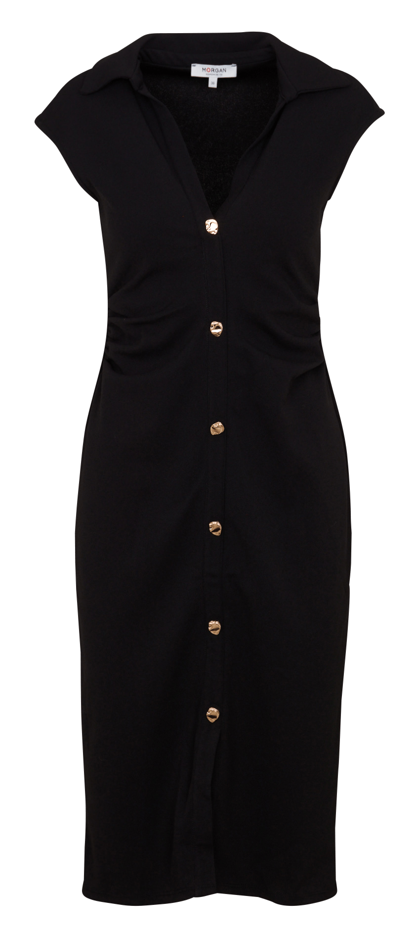 Tailliertes Midikleid MORGAN Schwarz