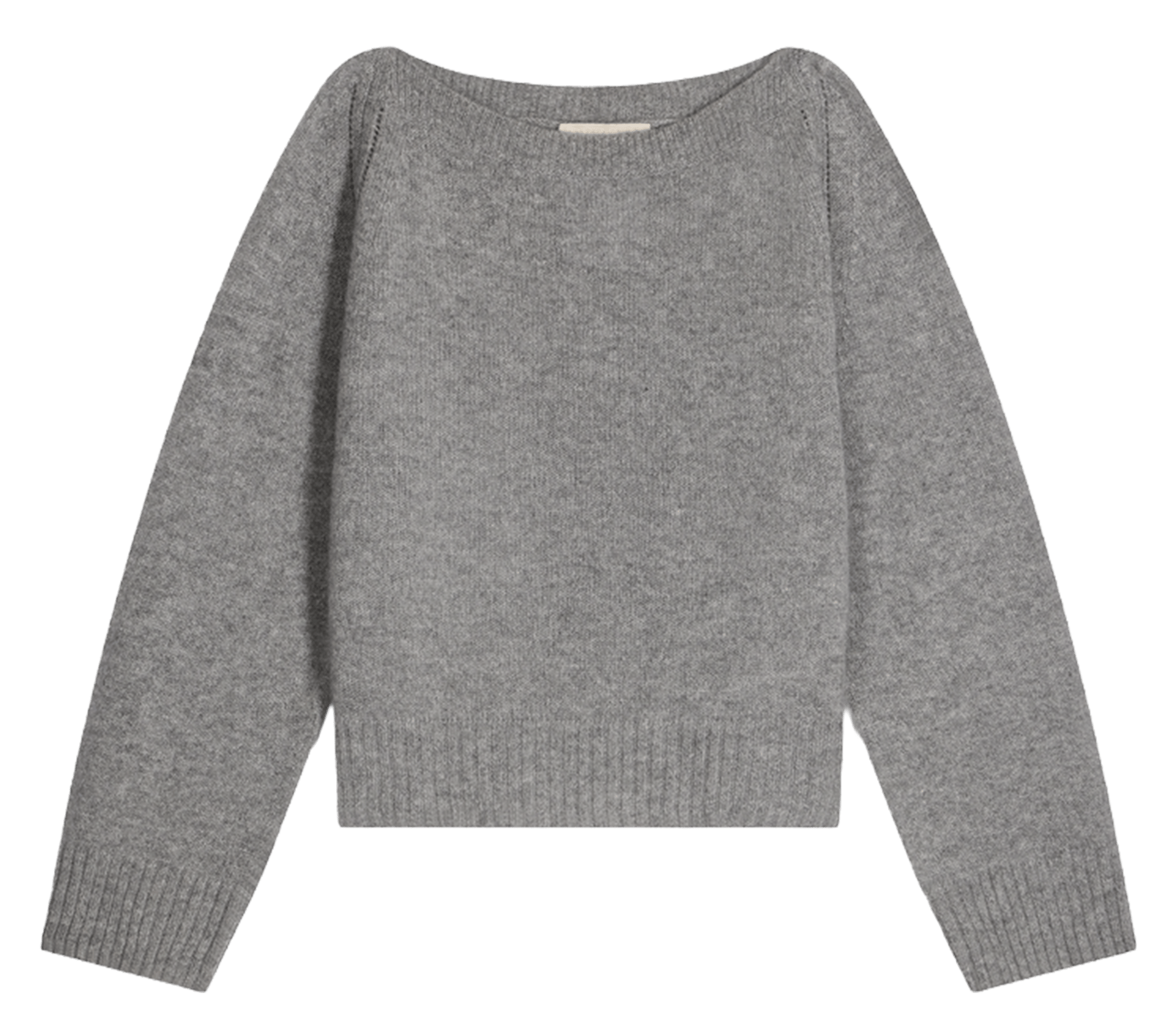 Loose-fit cashmere boat-neck sweater VANESSA BRUNO Grey