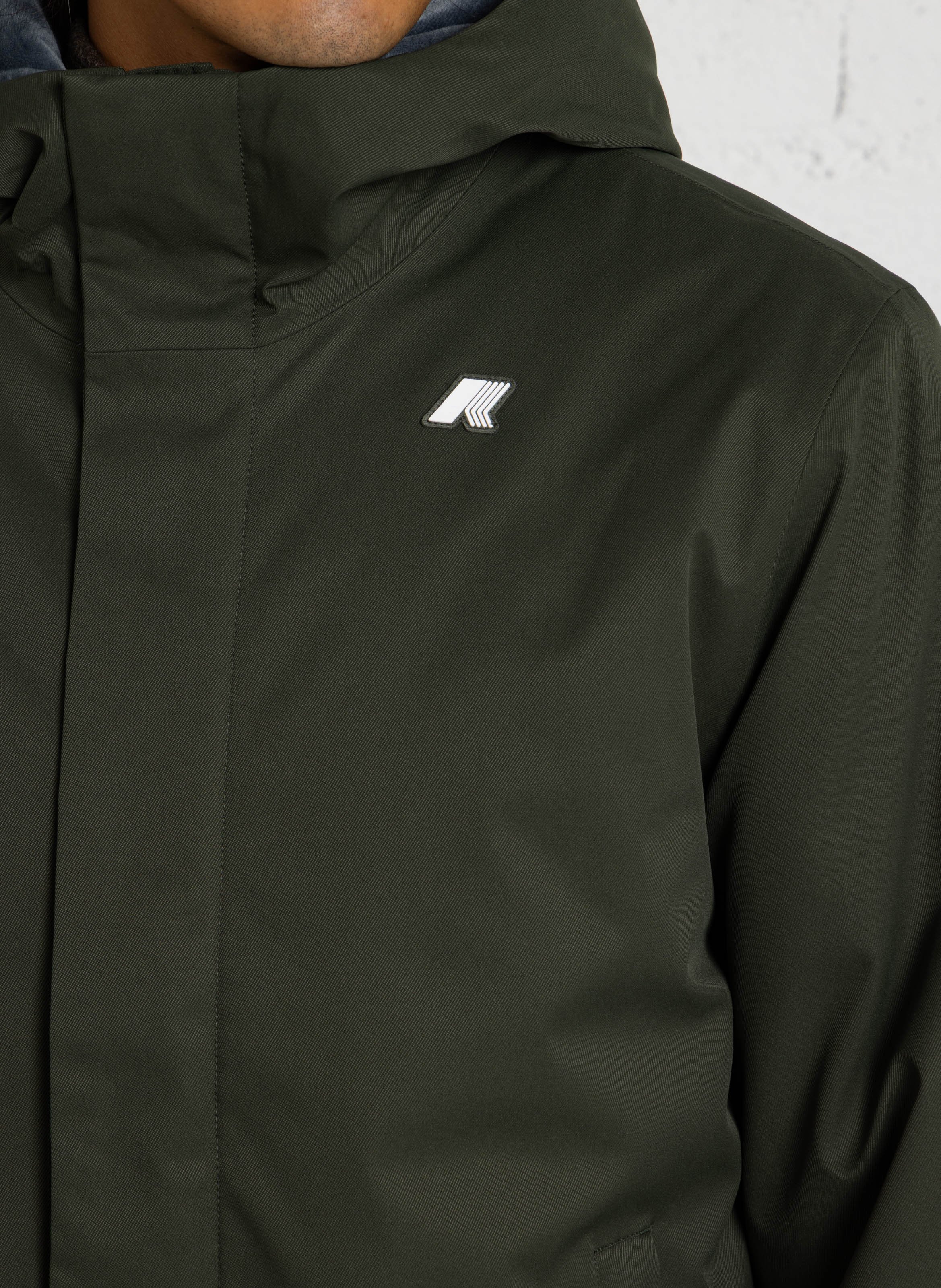 Jacke mit Stehkragen K-WAY Grun
