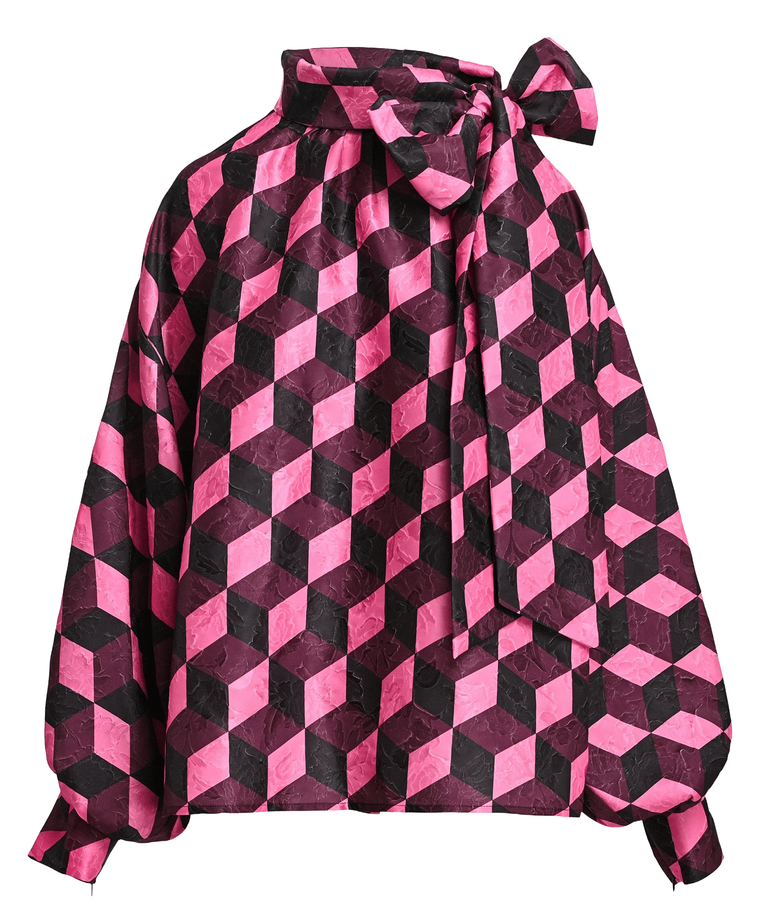 Loose-fit printed blouse ESSENTIEL ANTWERP Pink