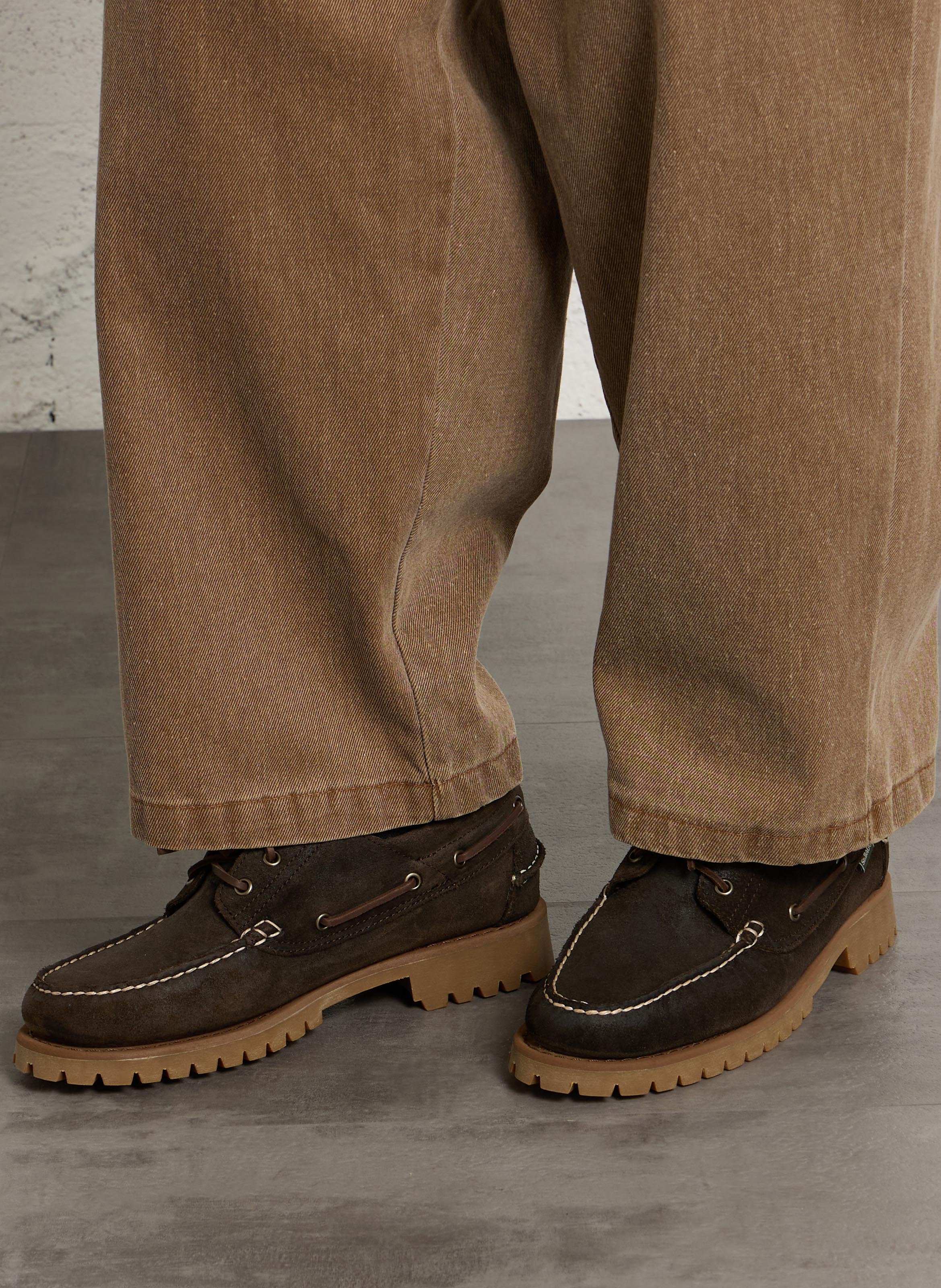 Schnür-Mokassins aus Leder SEBAGO Braun