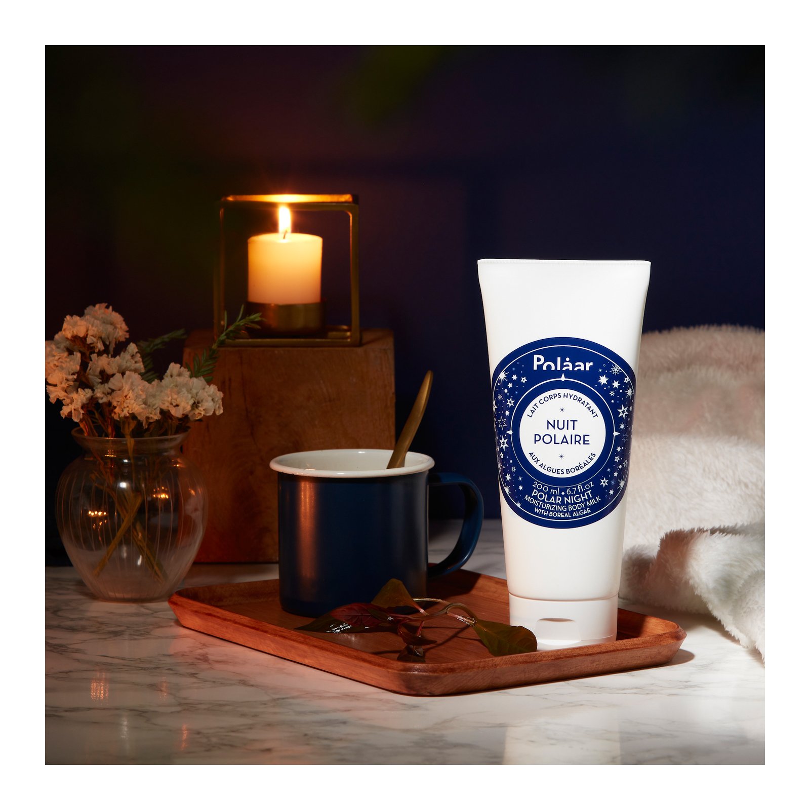 Lait Corps Hydratant Nuit Polaire aux Algues Boréales POLAAR No color