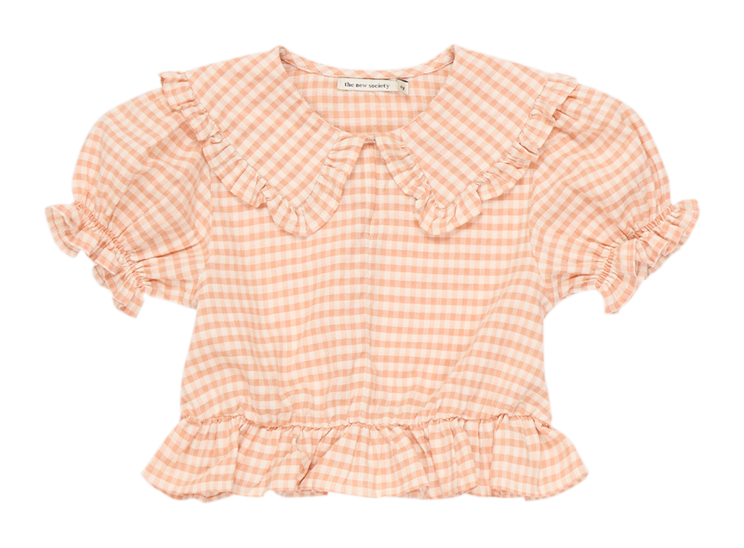 Blouse droite col claudine en coton biologique  THE NEW SOCIETY Multicolore