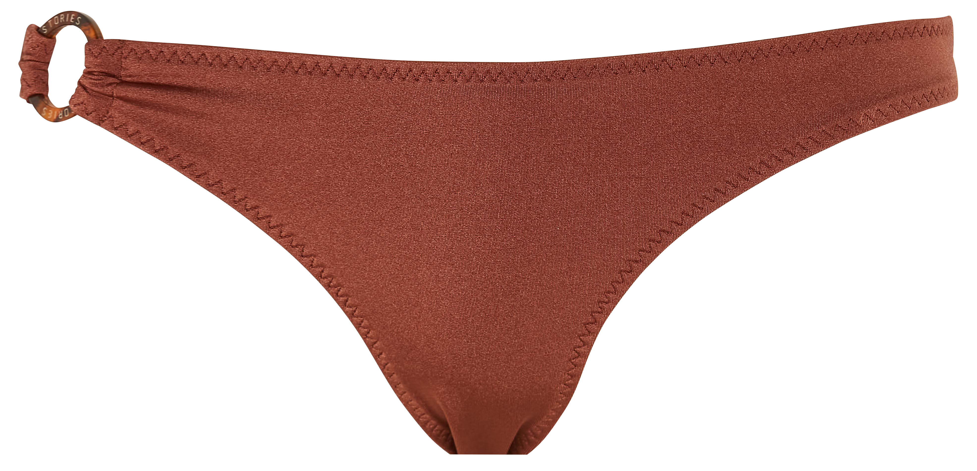 Bas de maillot anneau LOVE STORIES Marron